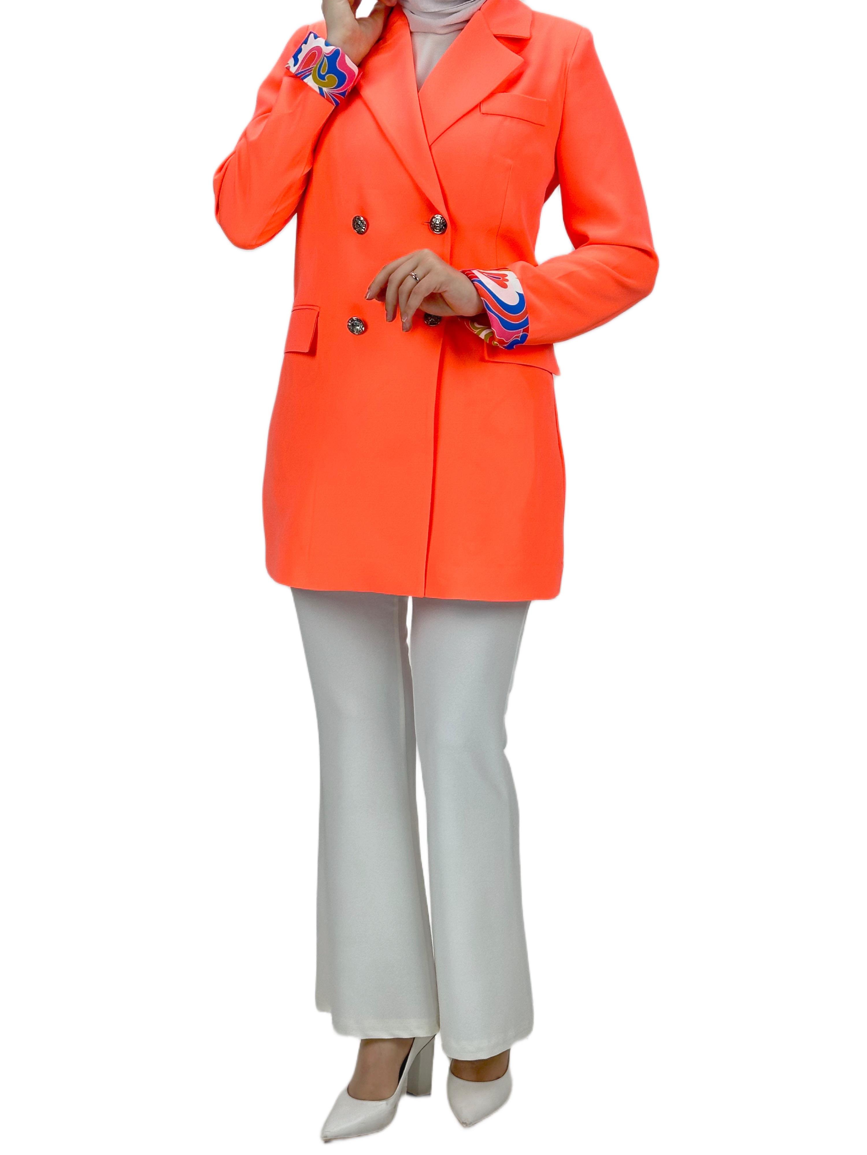 Orhan Store Blazer Ceket Şeftali OTW1109