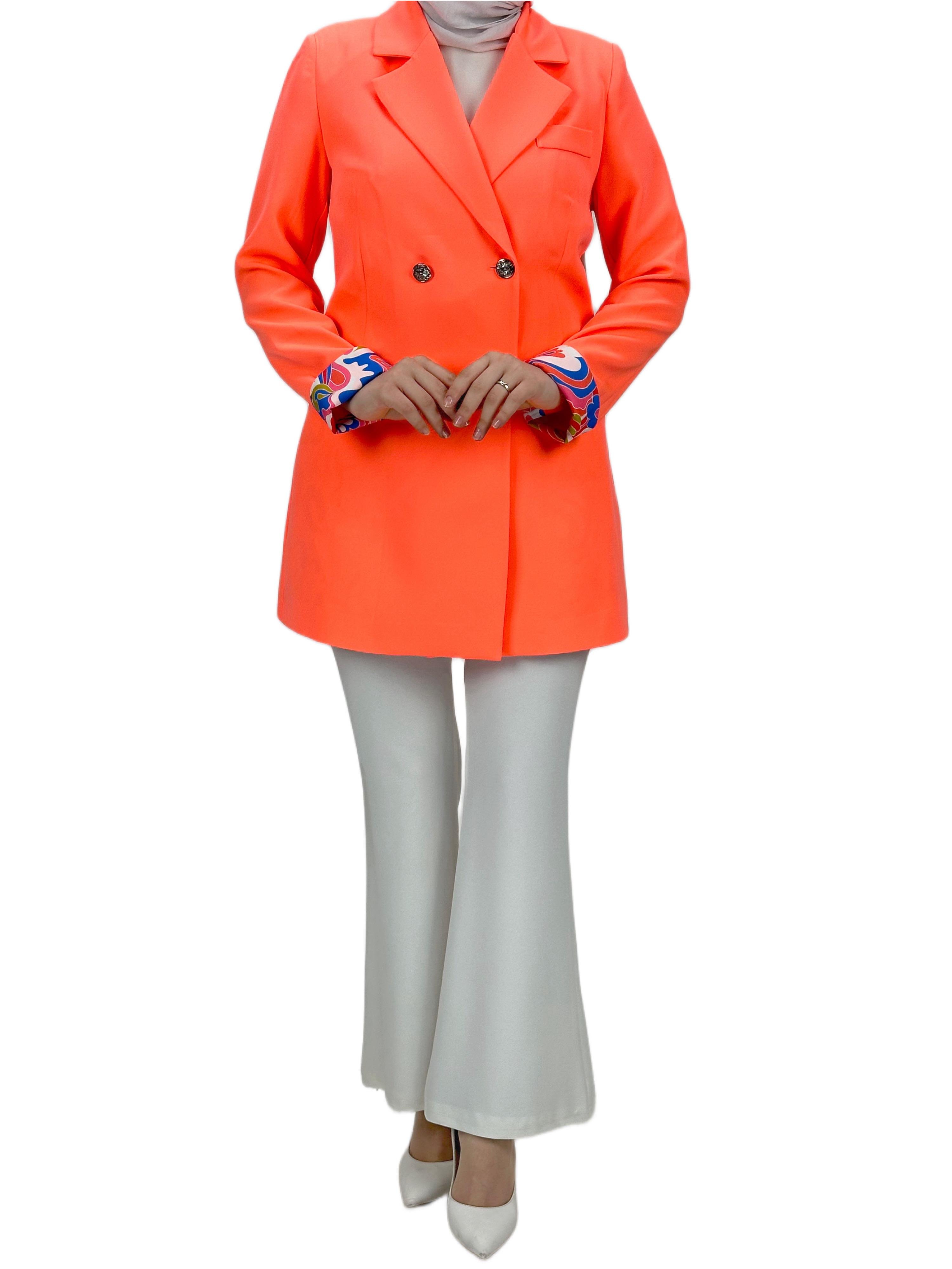 Orhan Store Blazer Ceket Şeftali OTW1109