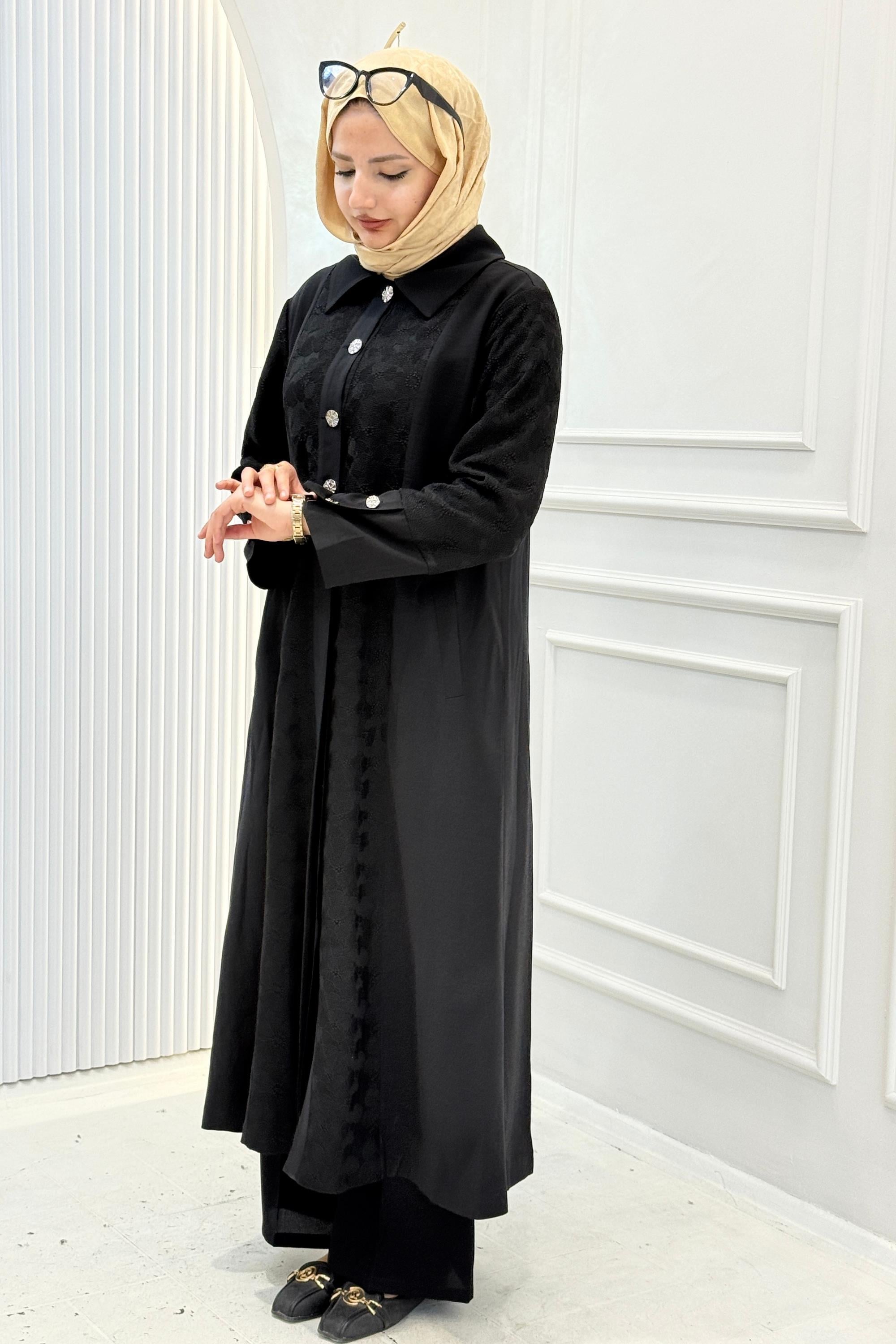 Orhan Store Dantelli Kap Siyah OTW1641