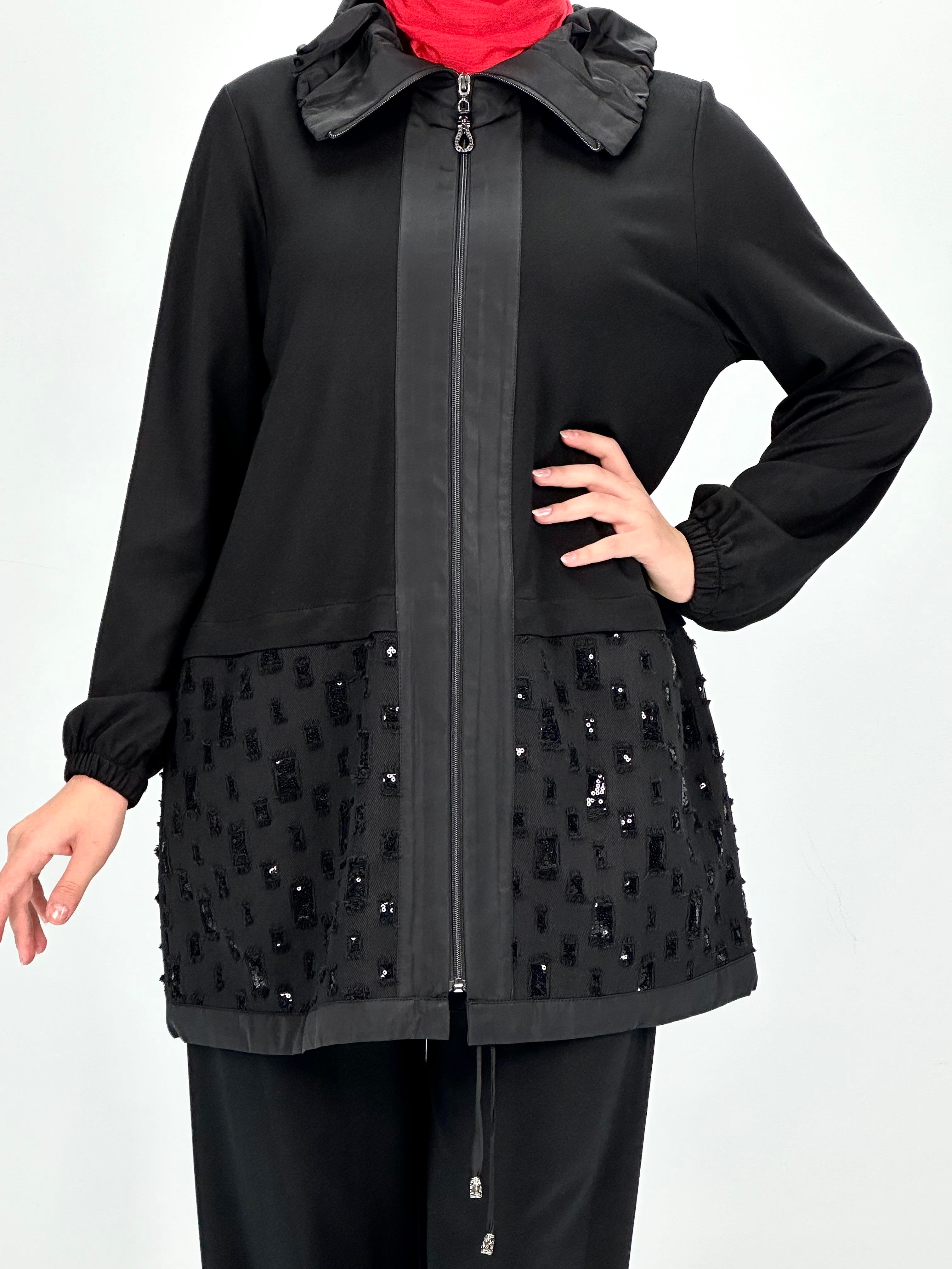 Orhan Store Pantolonlu Takım Siyah OTW2209