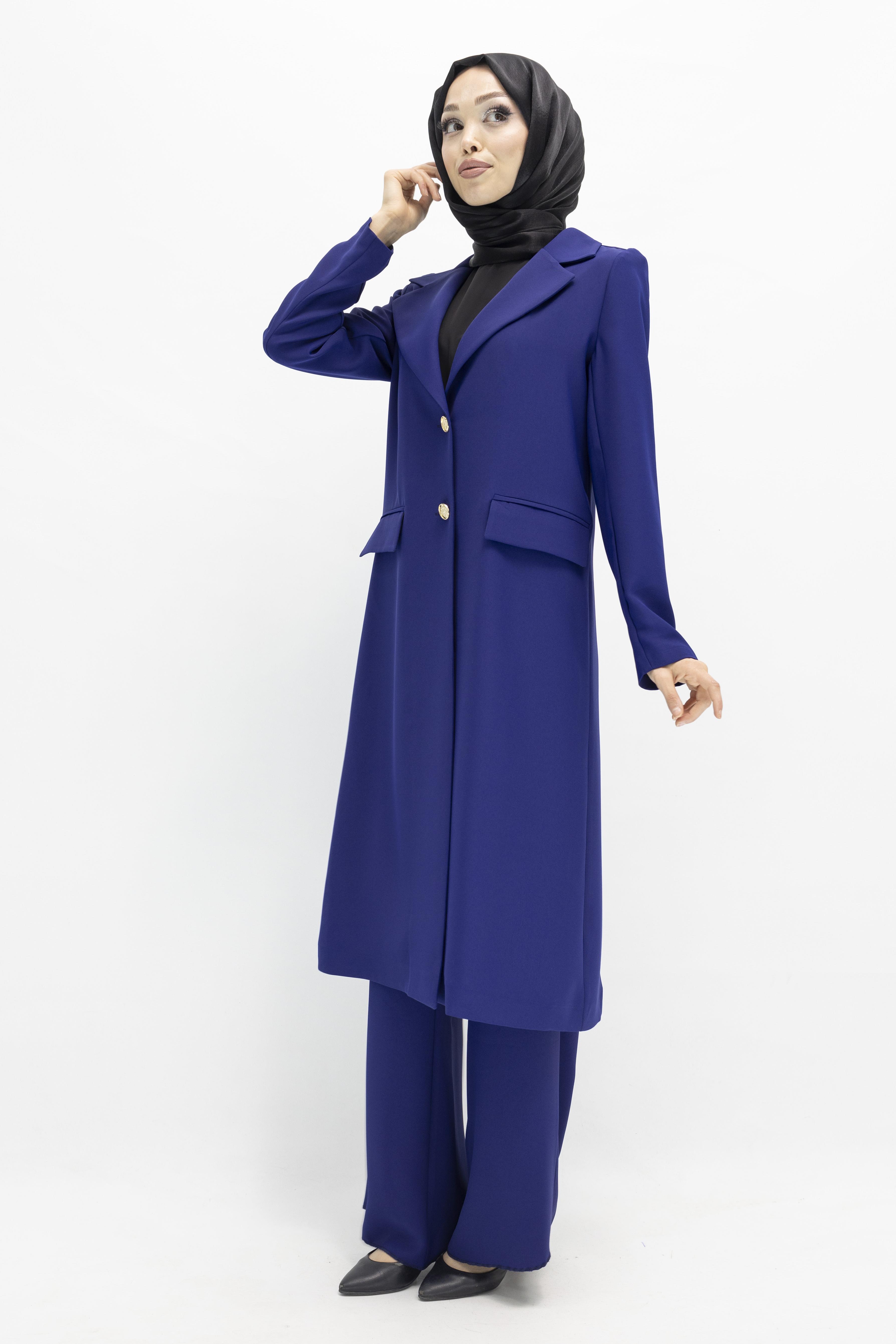 Ottoman Astarsız Blazer Takım Lacivert OTW2043