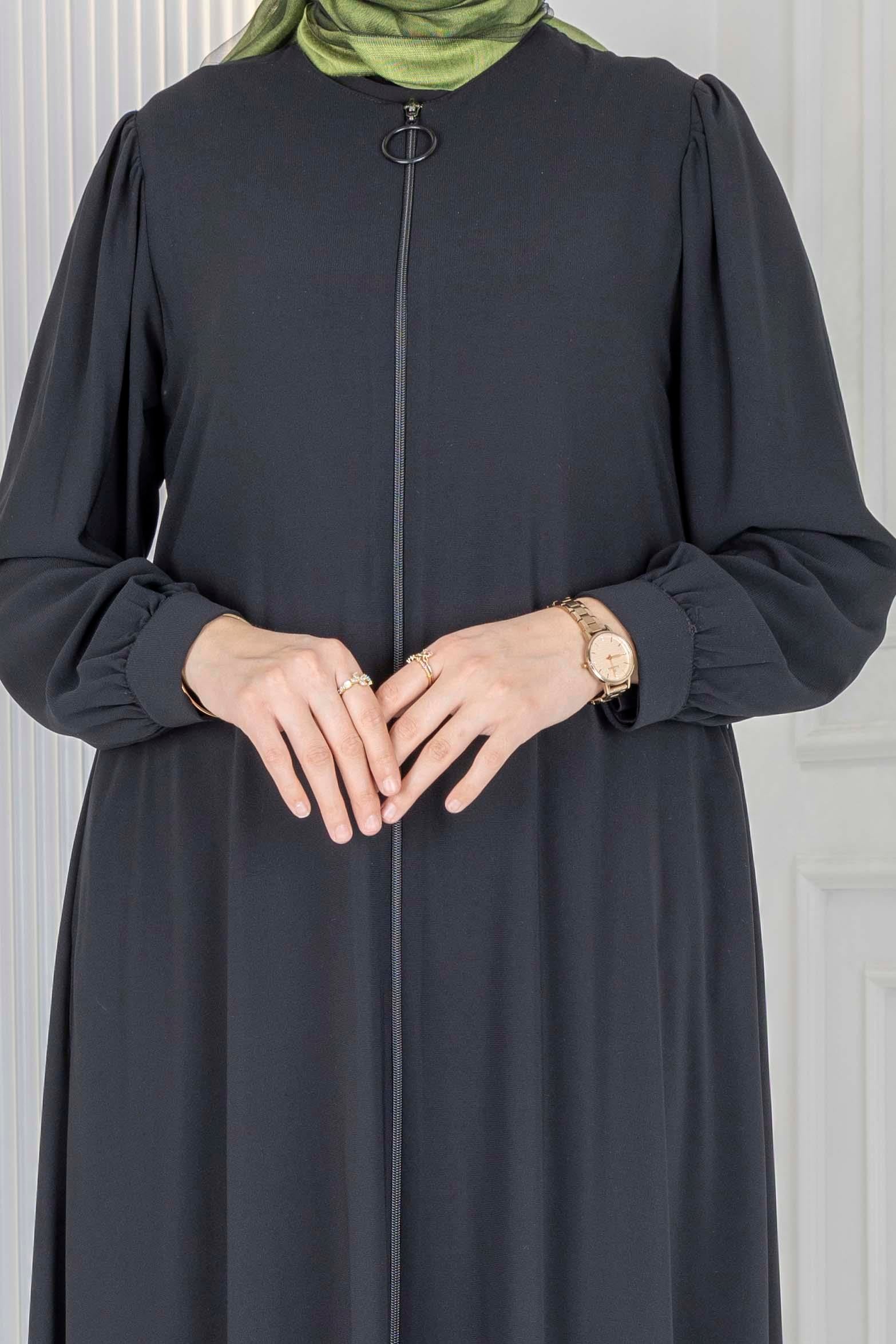 OTTOMAN BALON KOL BASİC FERACE Siyah OTW5185