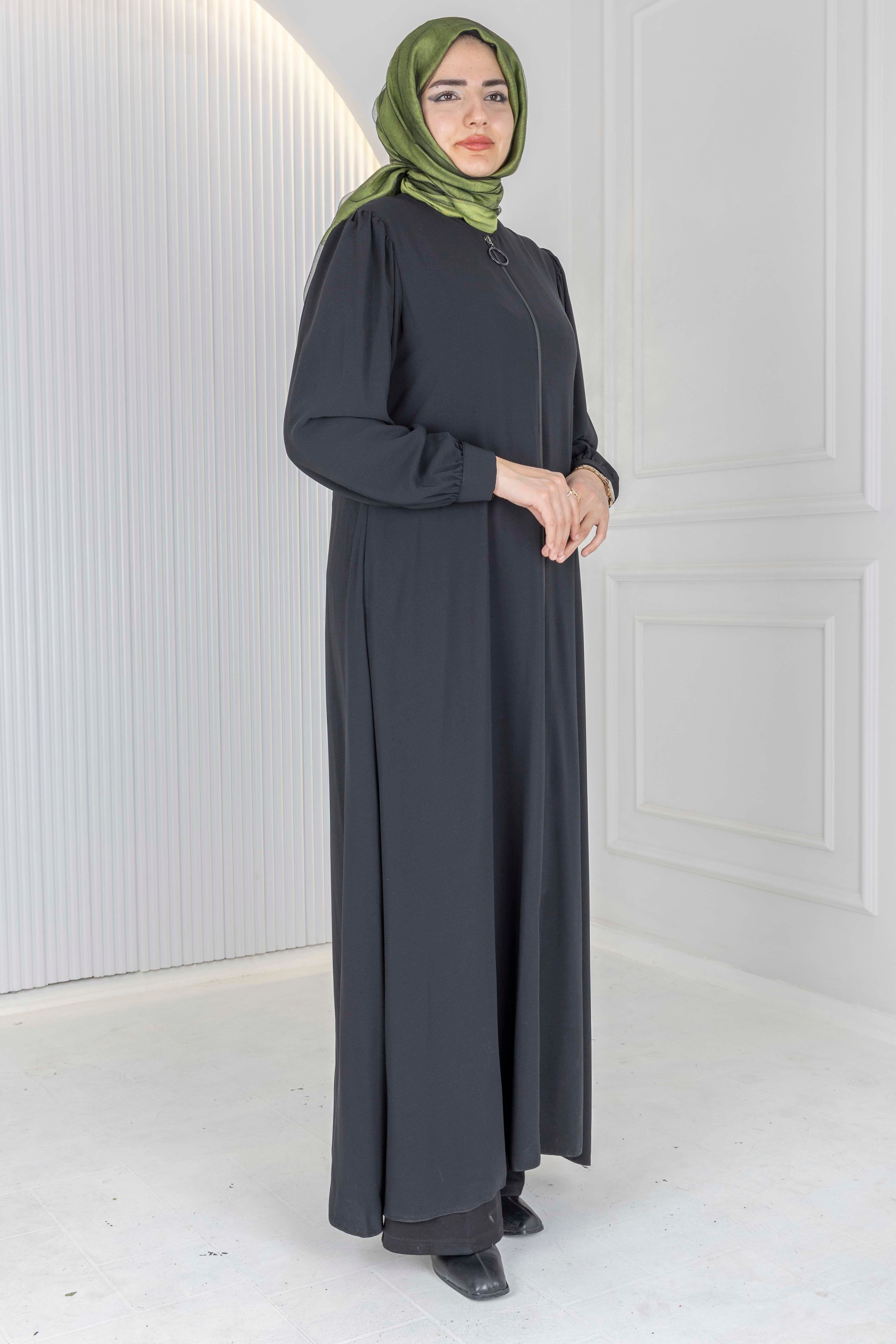 OTTOMAN BALON KOL BASİC FERACE Siyah OTW5185