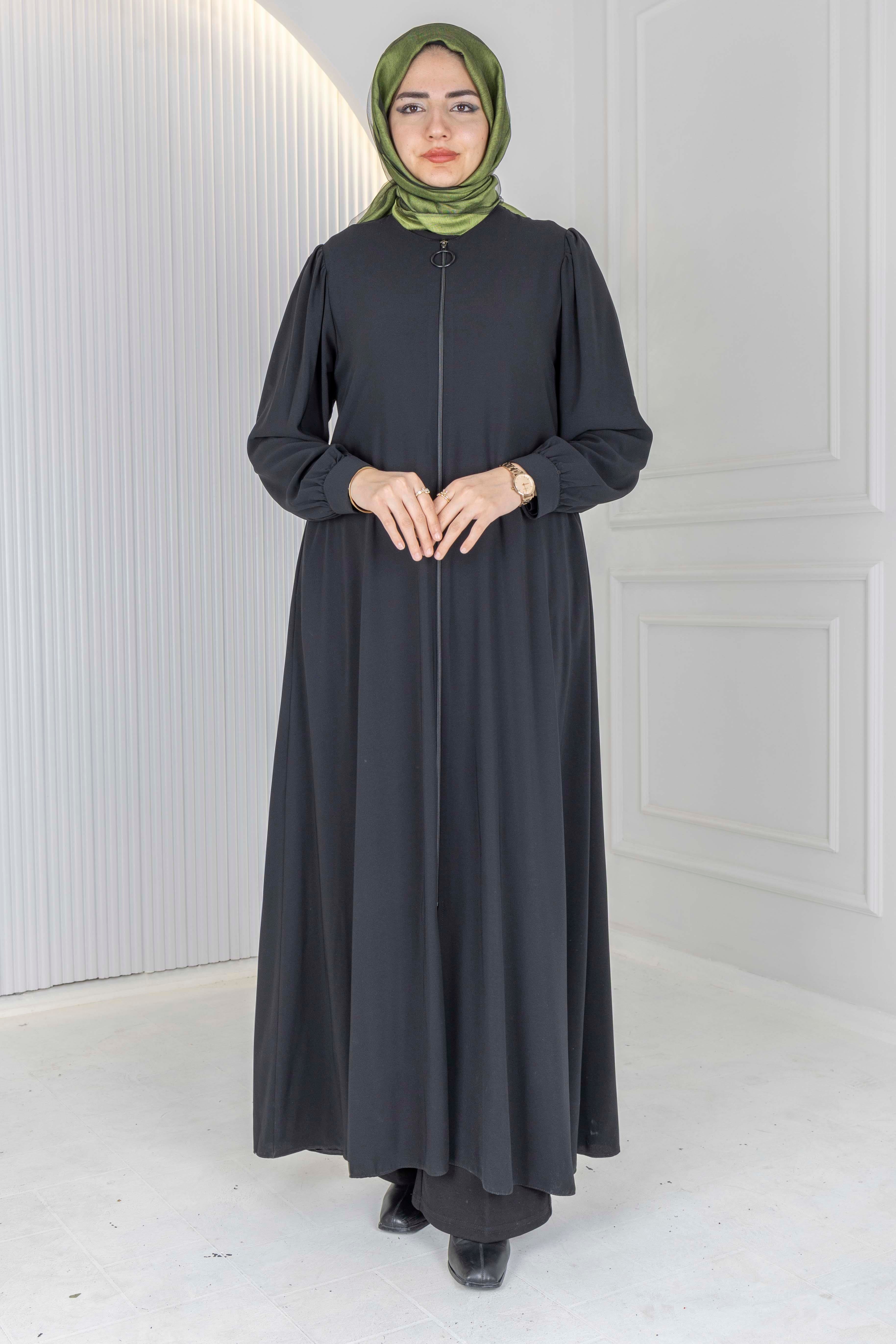 OTTOMAN BALON KOL BASİC FERACE Siyah OTW5185