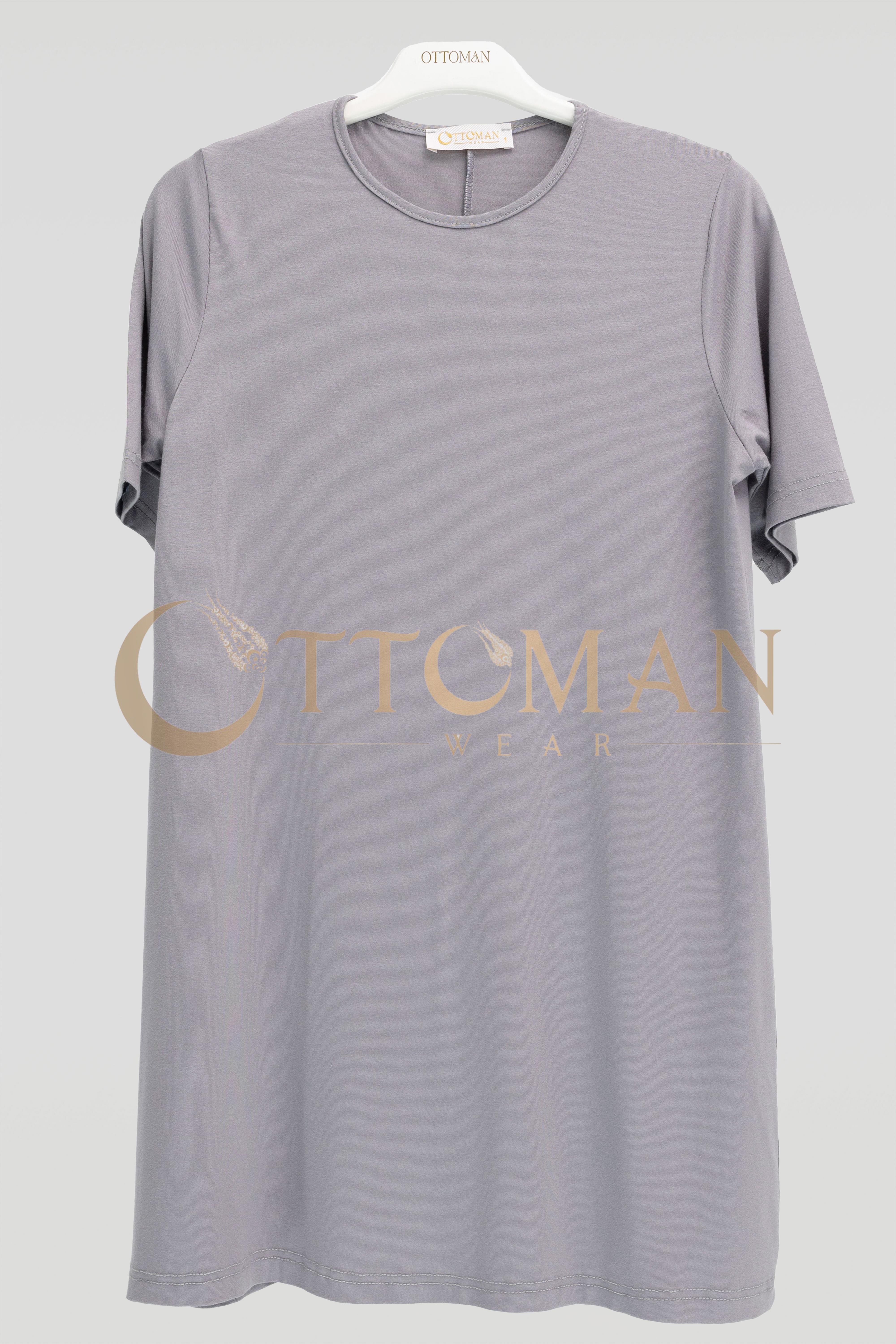 Ottoman Büyük Beden Basic İçlik Gri OTW2175