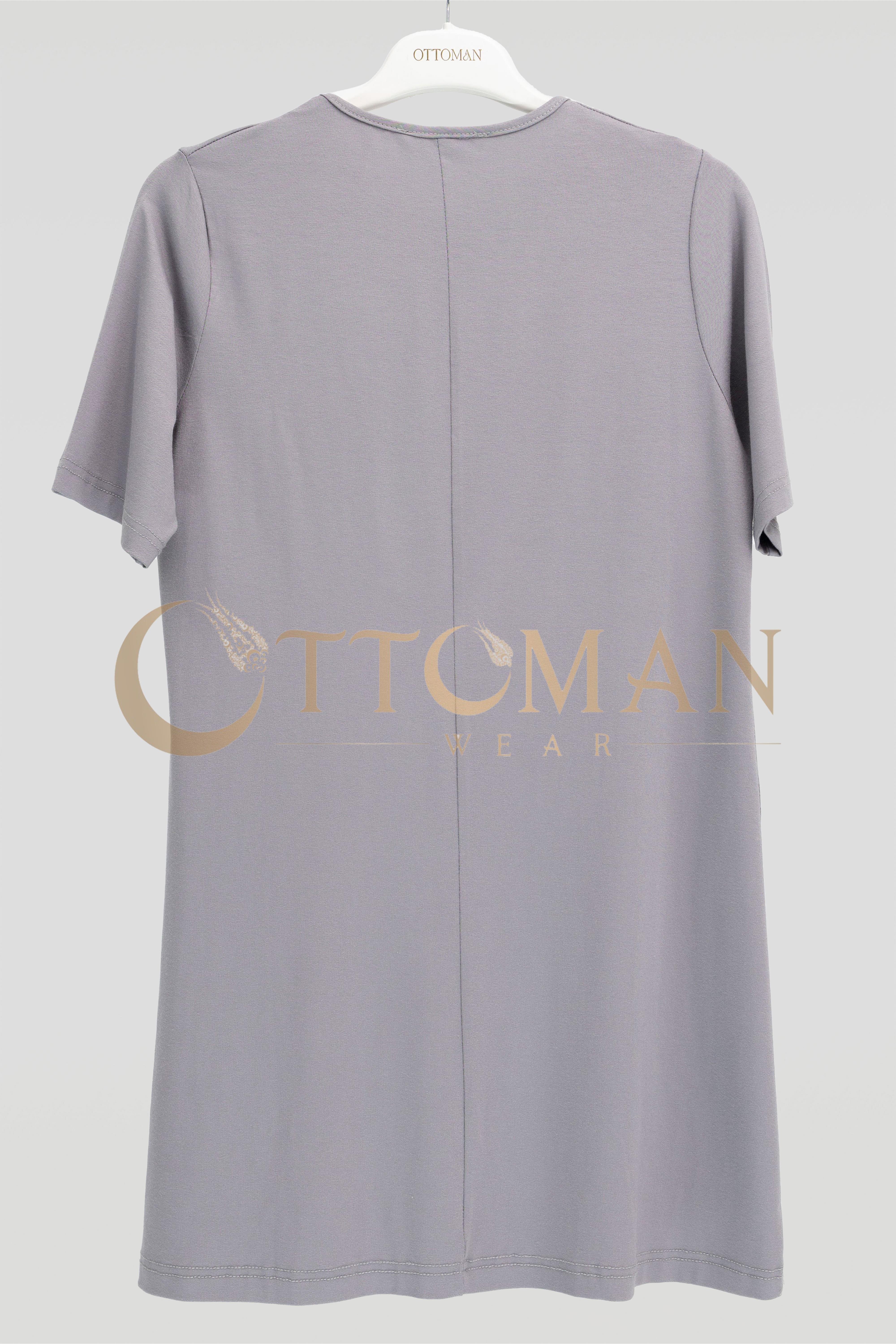 Ottoman Büyük Beden Basic İçlik Gri OTW2175