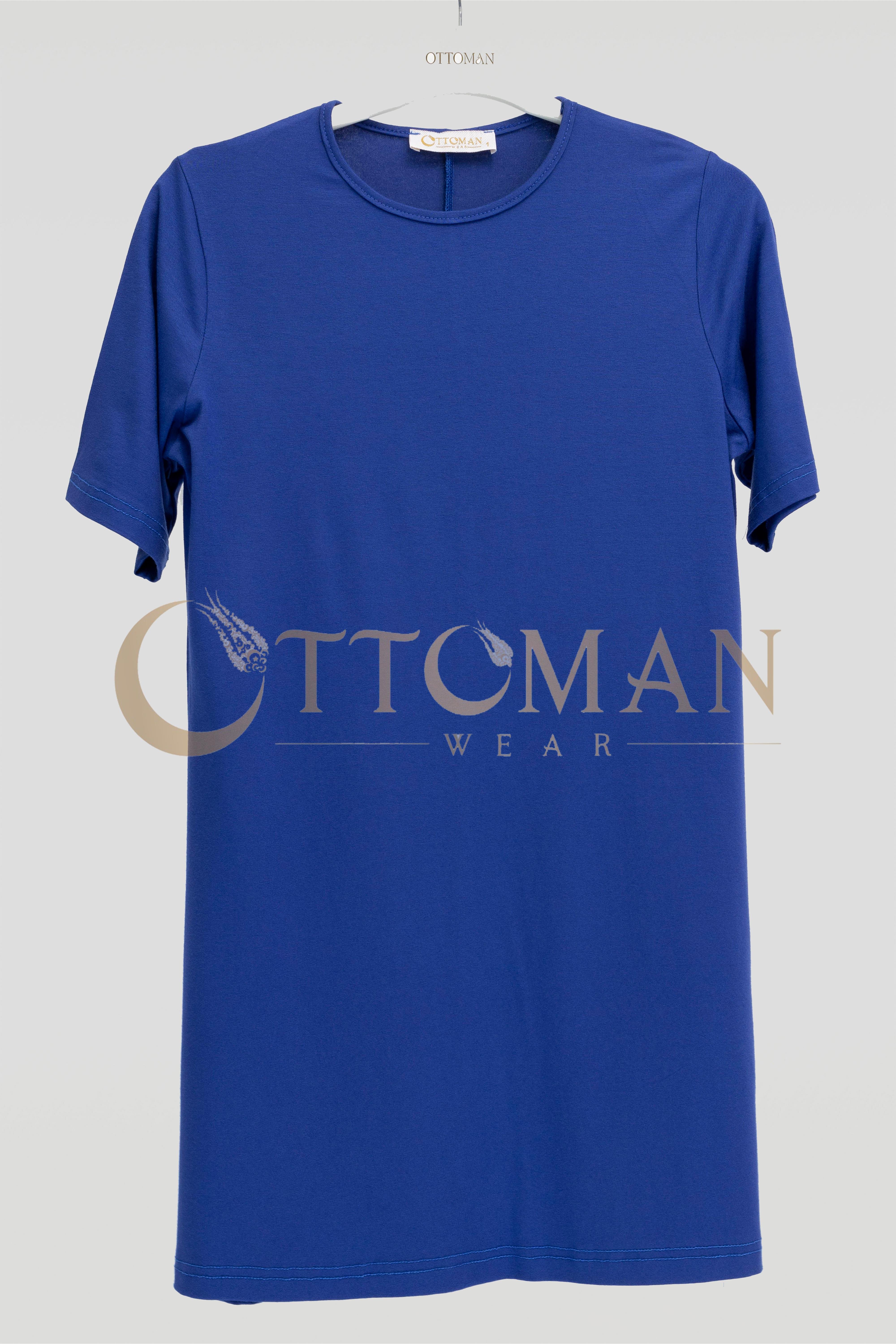 Ottoman Büyük Beden Basic İçlik Saks OTW2175