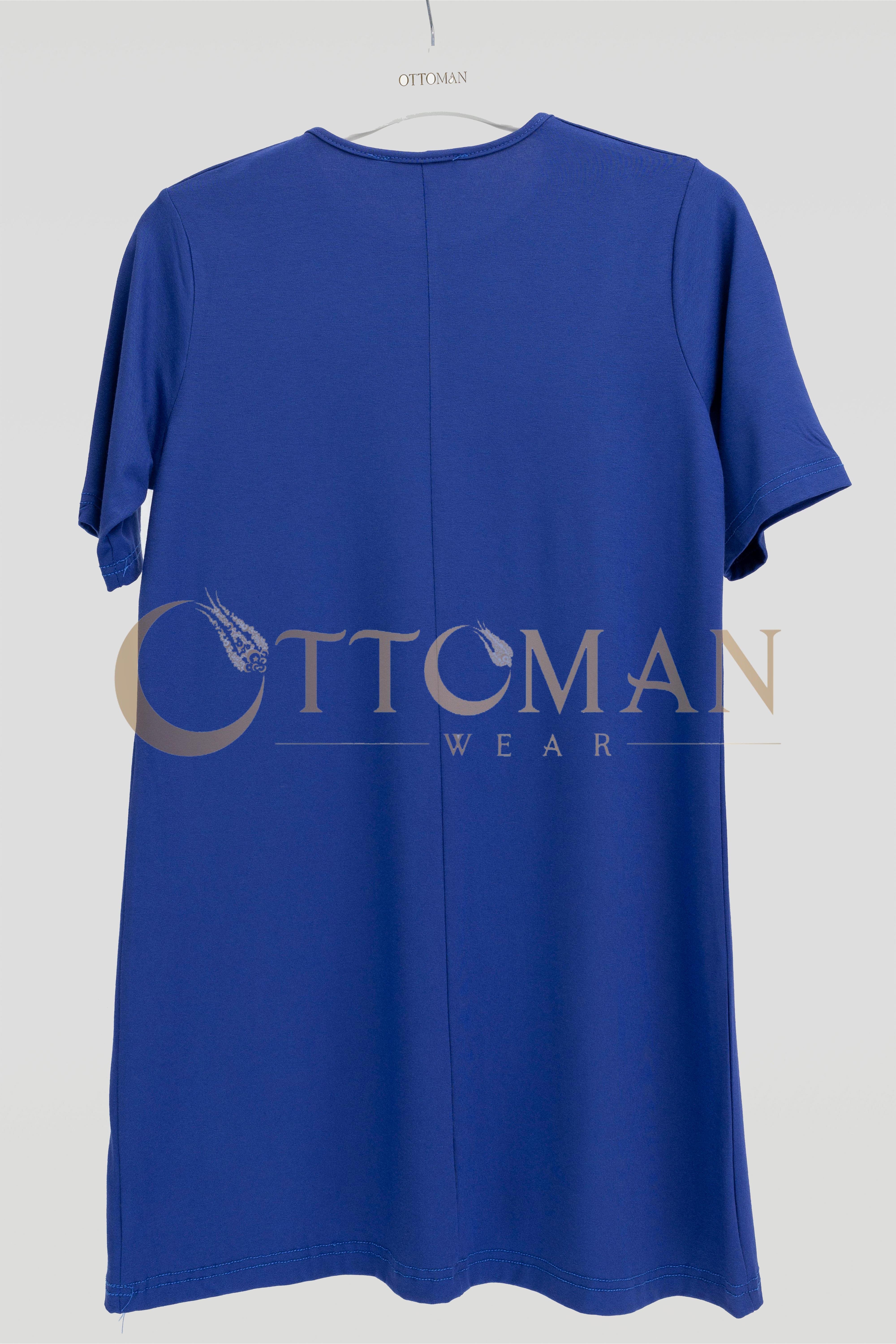 Ottoman Büyük Beden Basic İçlik Saks OTW2175