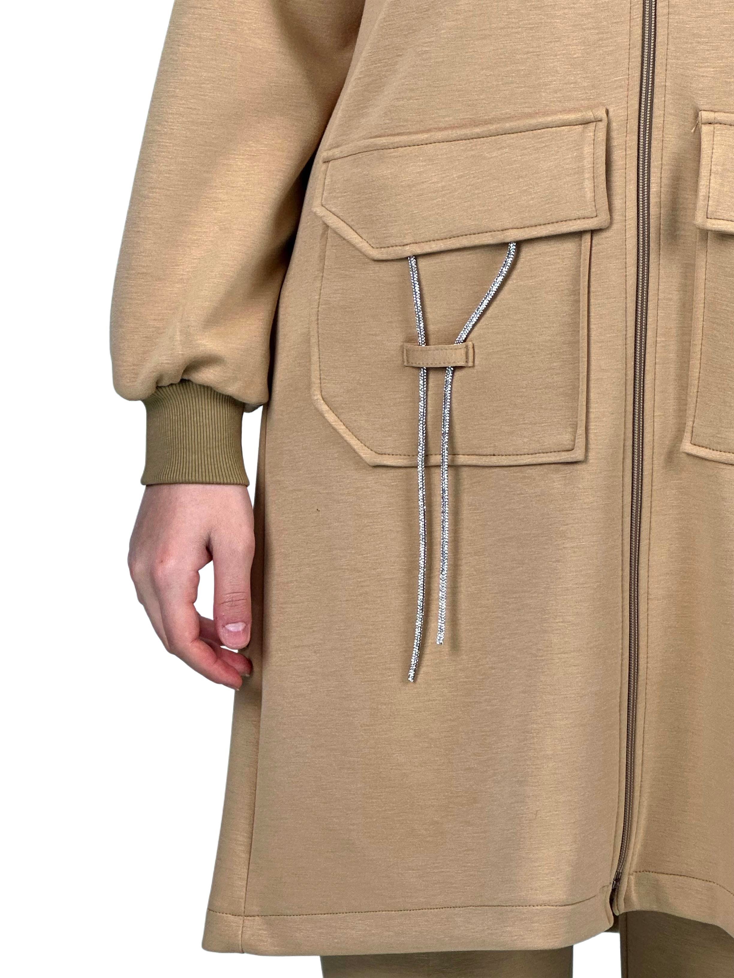 Ottoman Büyük Beden Pantolonlu Takım Capuccino OTW2100