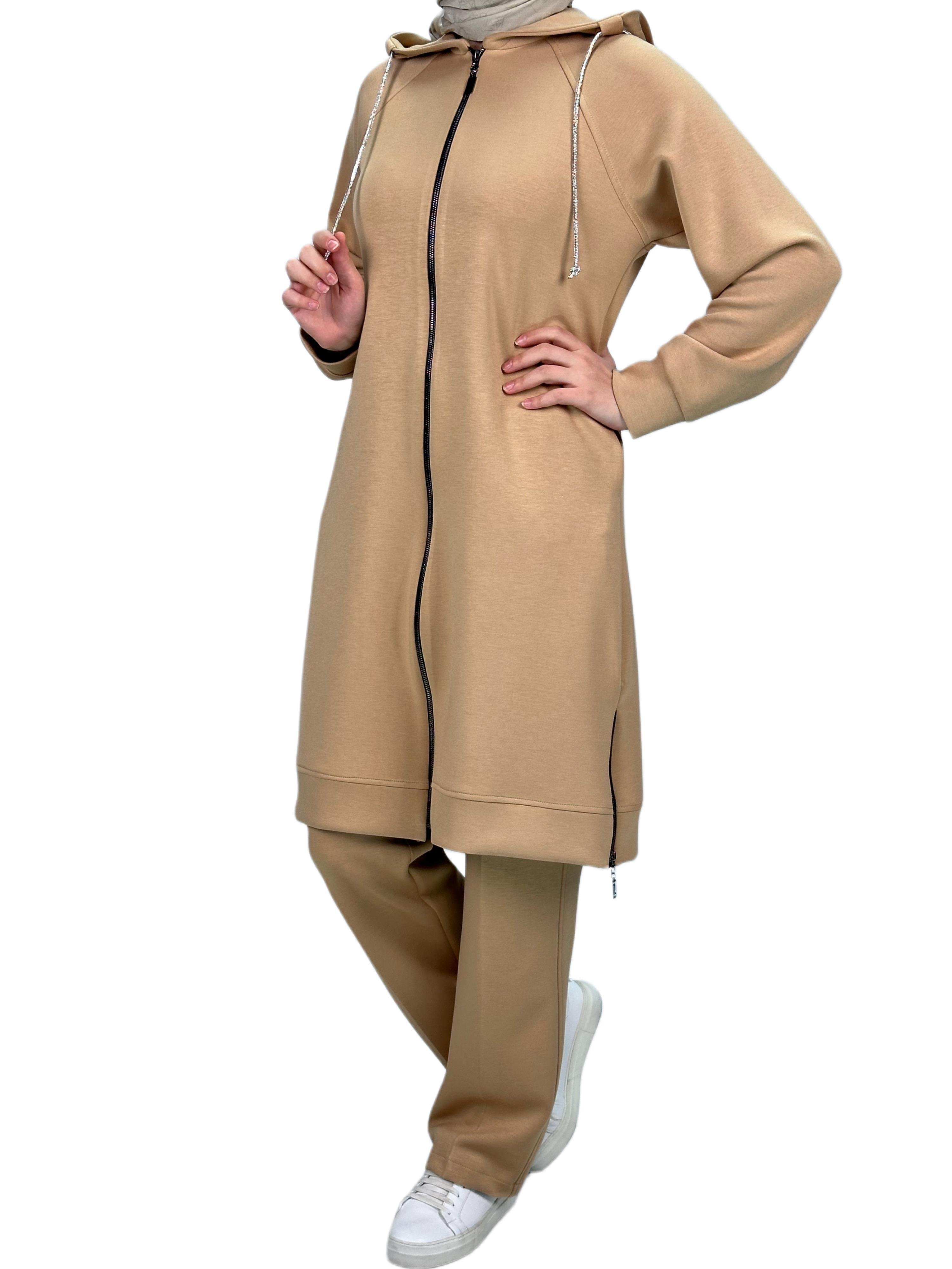 Ottoman  Büyük Beden Spor Takım Capuccino OTW2101