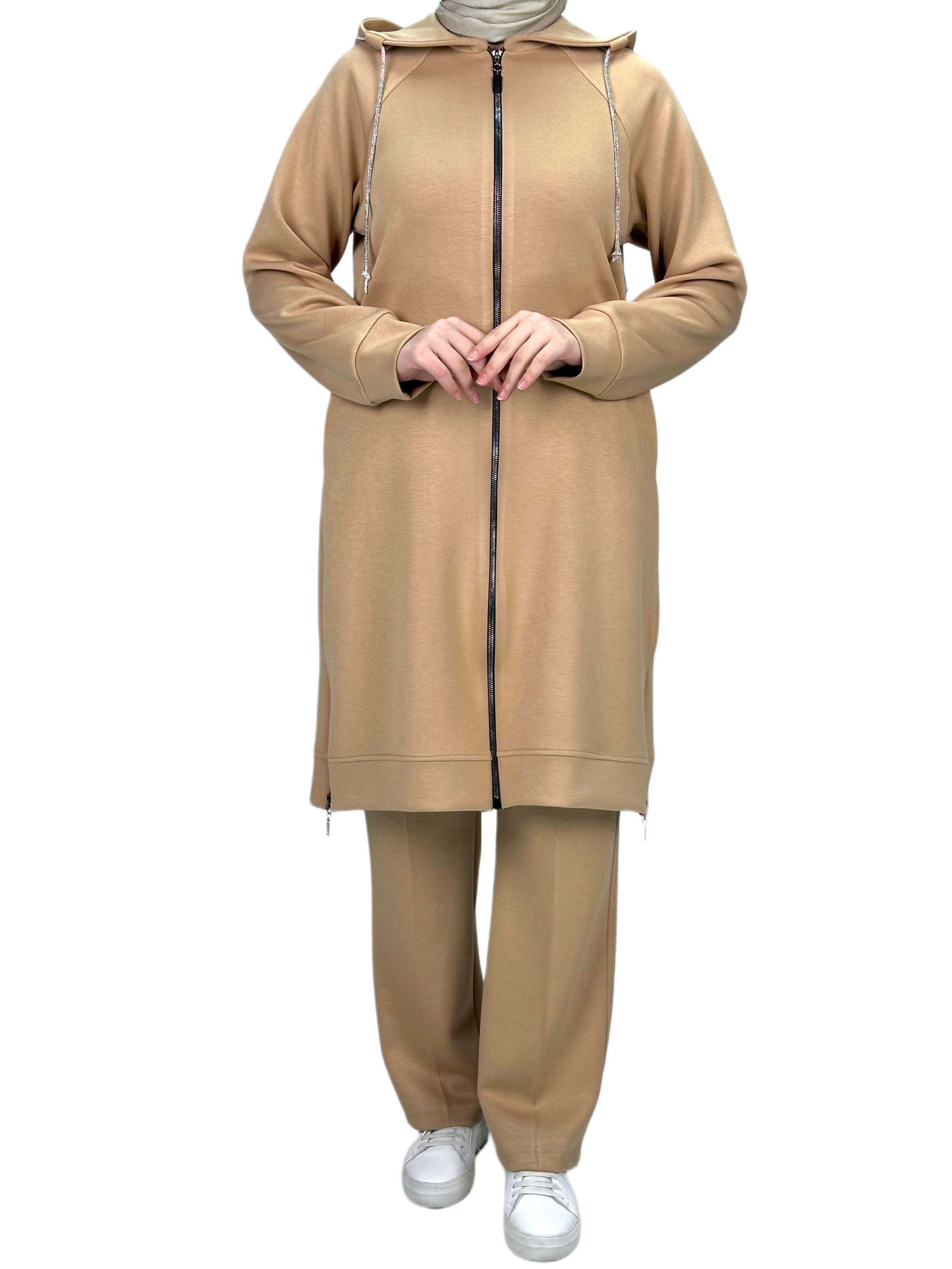 Ottoman  Büyük Beden Spor Takım Capuccino OTW2101