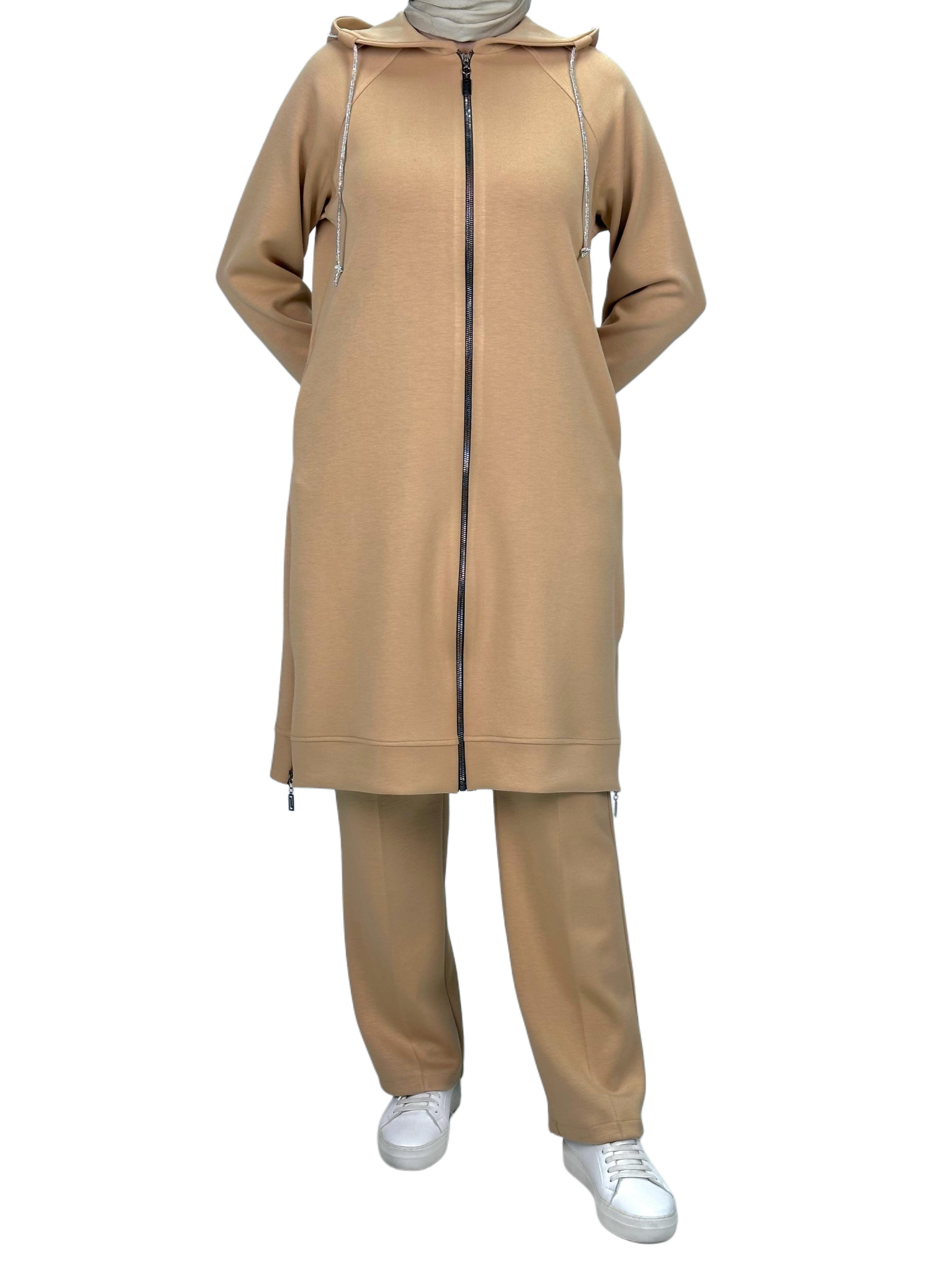 Ottoman  Büyük Beden Spor Takım Capuccino OTW2101