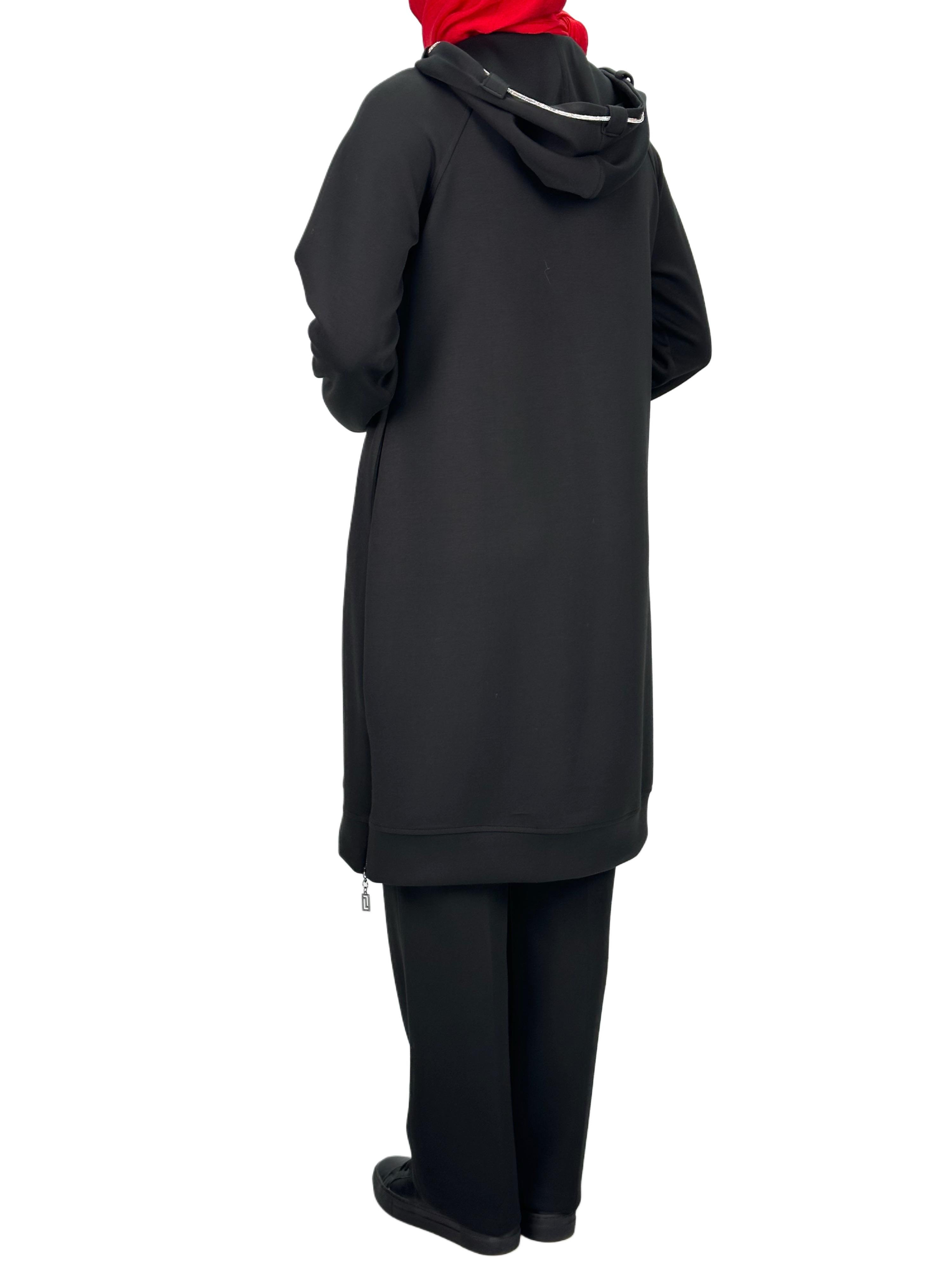 Ottoman  Büyük Beden Spor Takım Siyah OTW2101