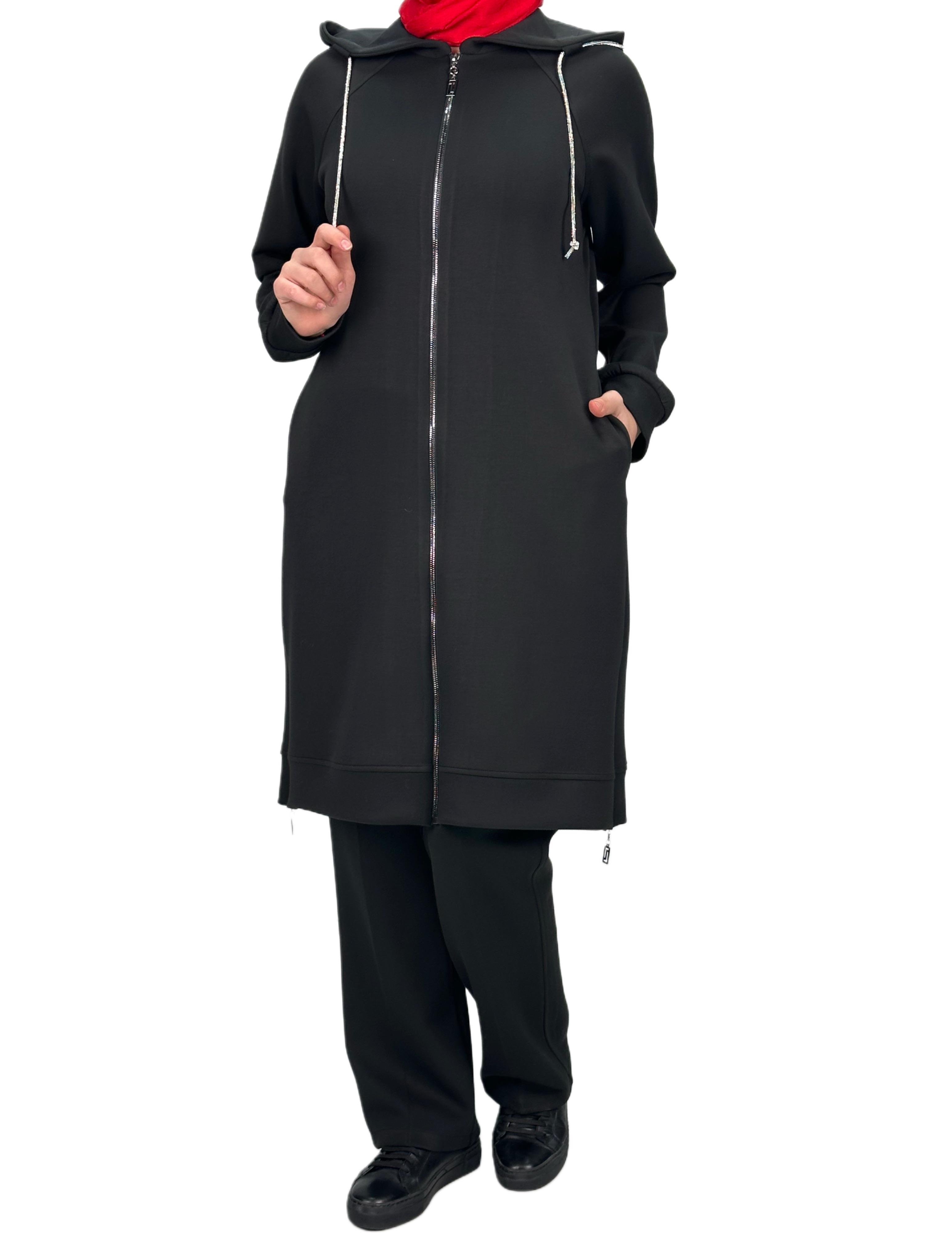 Ottoman  Büyük Beden Spor Takım Siyah OTW2101