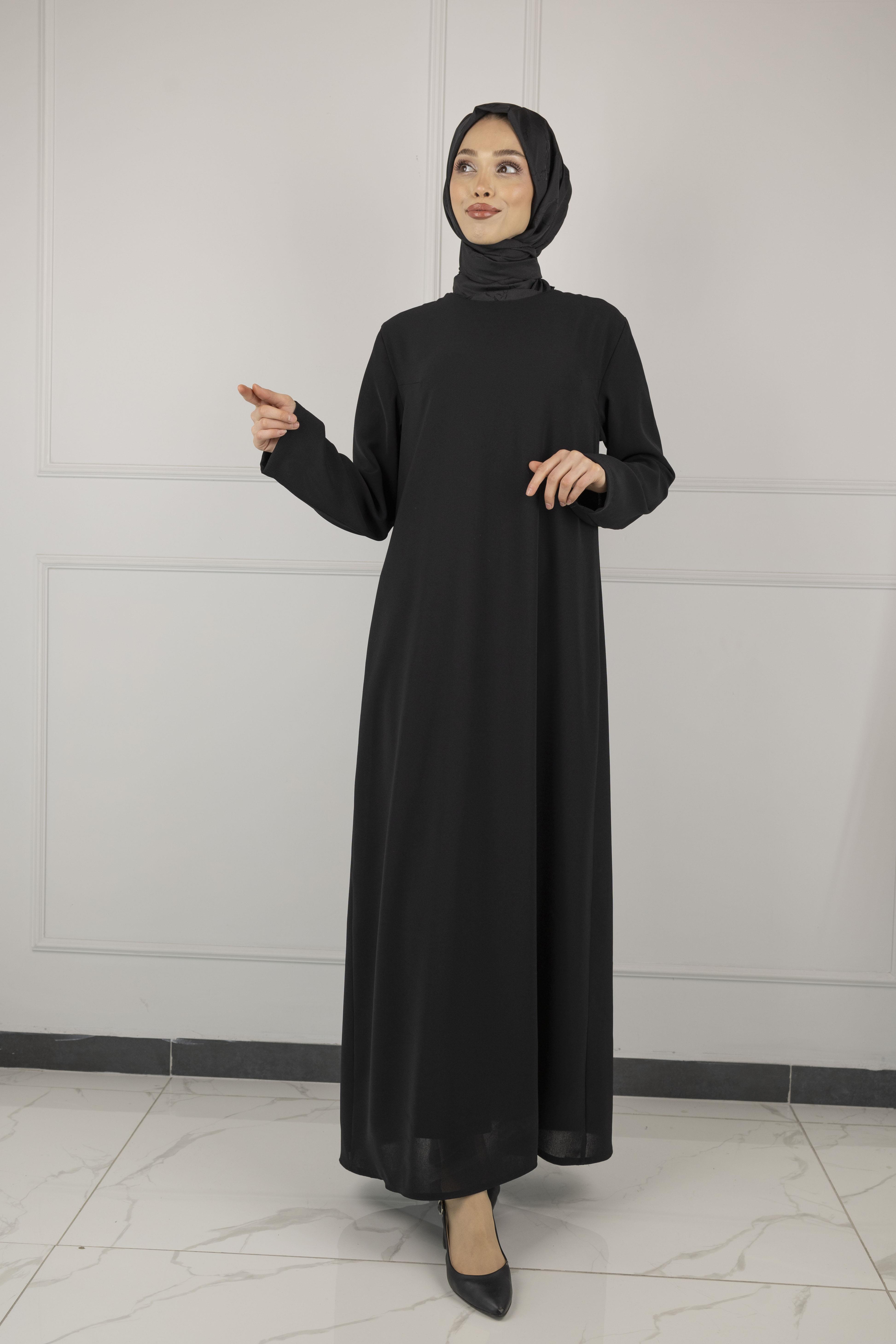 OTTOMAN GÜPÜR CEKETLİ ELBİSE Siyah OTW2161