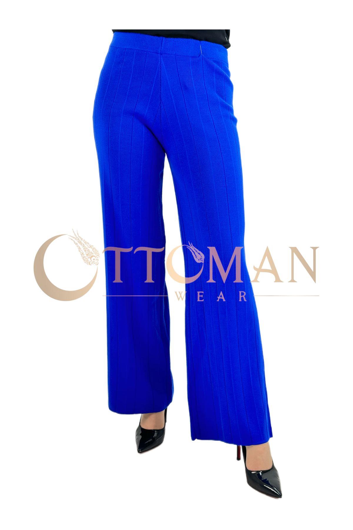 OTW015 Fitilli Triko Pantolon Saks