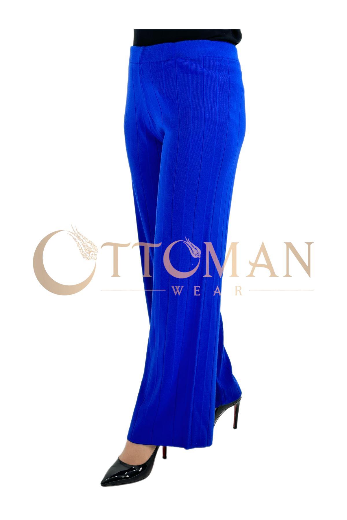 OTW015 Fitilli Triko Pantolon Saks