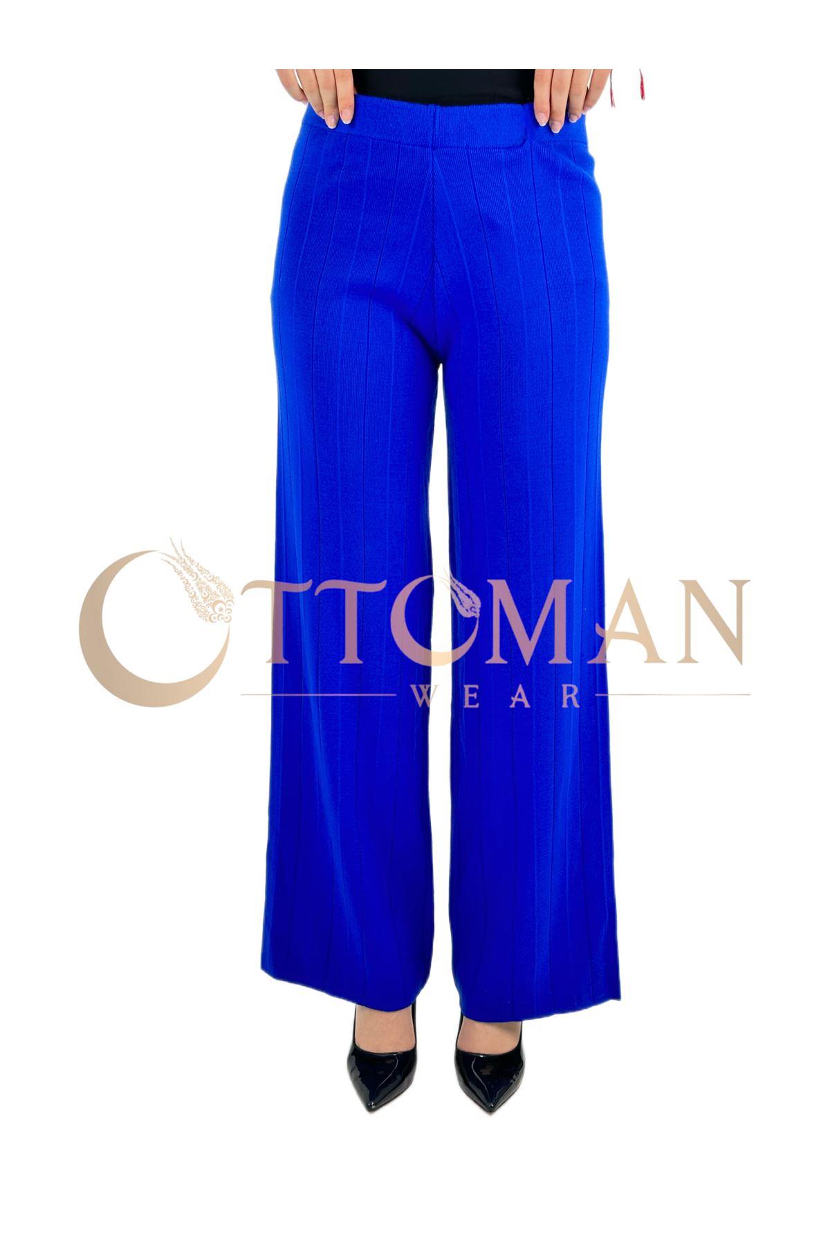 OTW015 Fitilli Triko Pantolon Saks