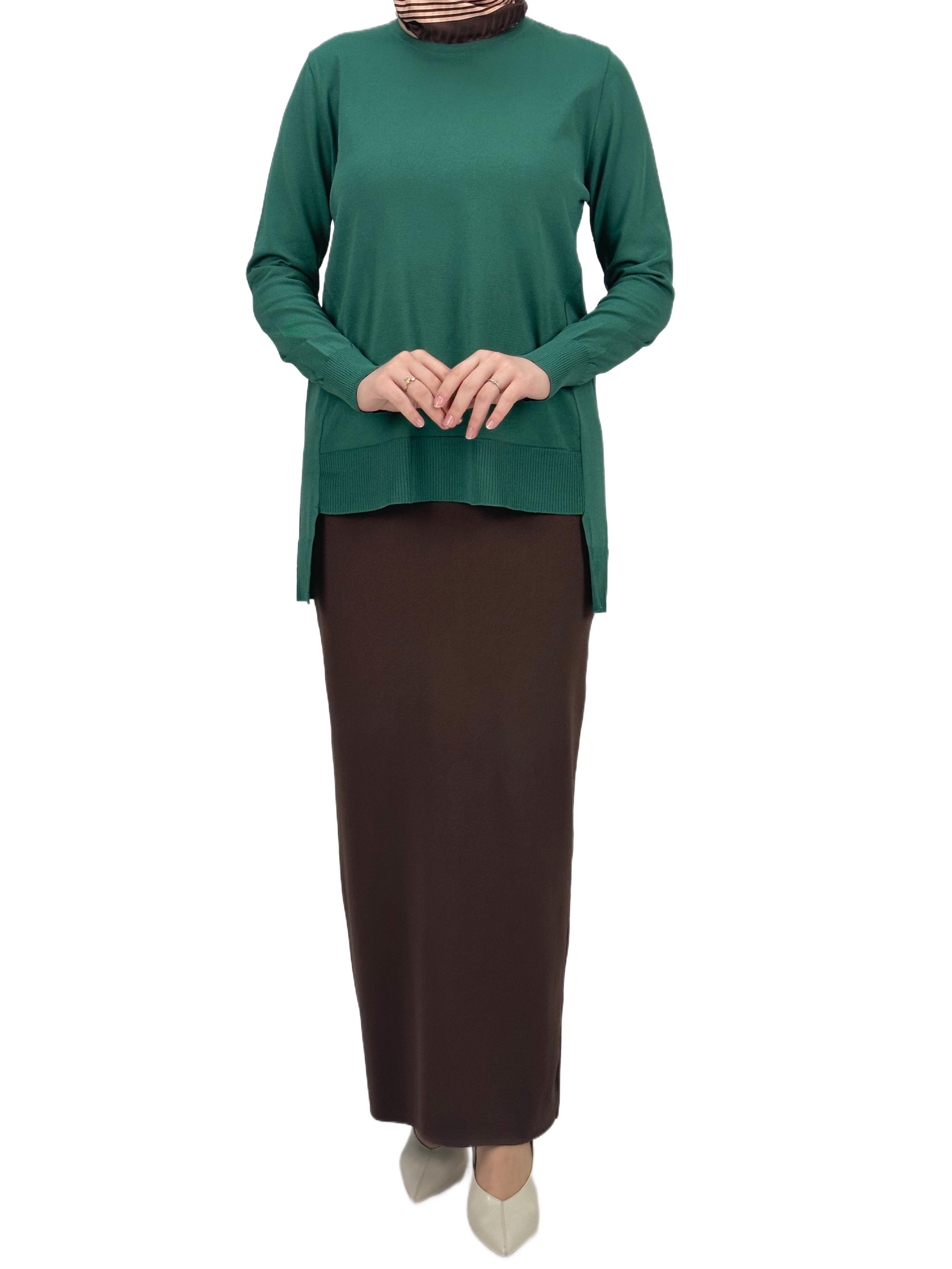 OTW1666 Merserize Triko Bluz Nefti