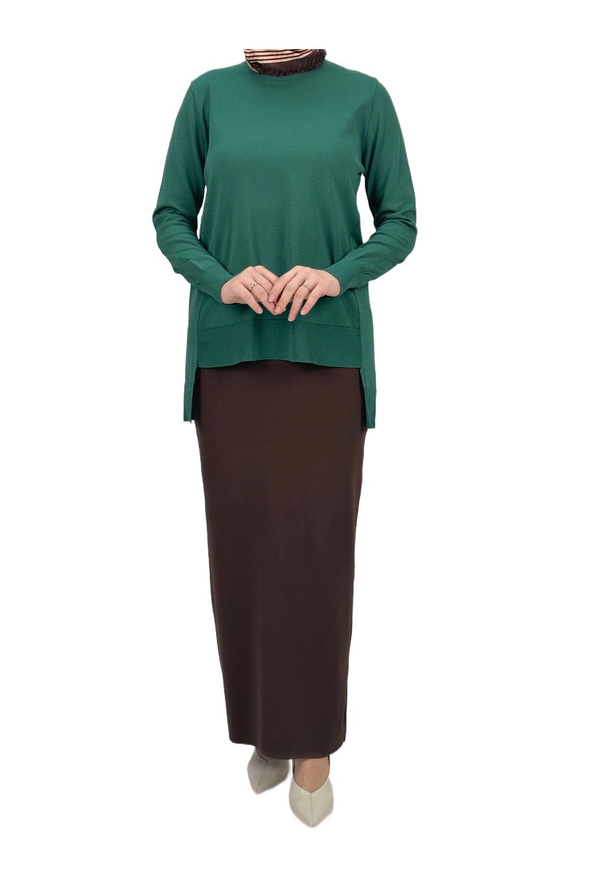 OTW1666 Merserize Triko Bluz Nefti