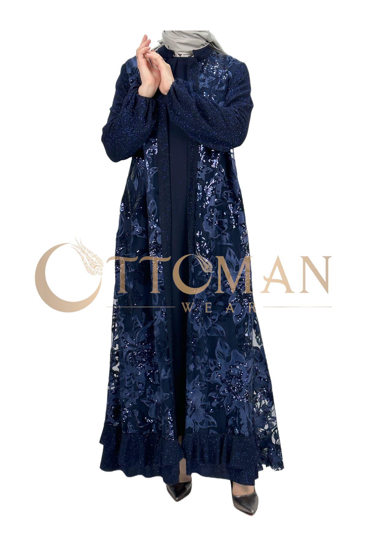 OTW1680 Abiye Takım Lacivert