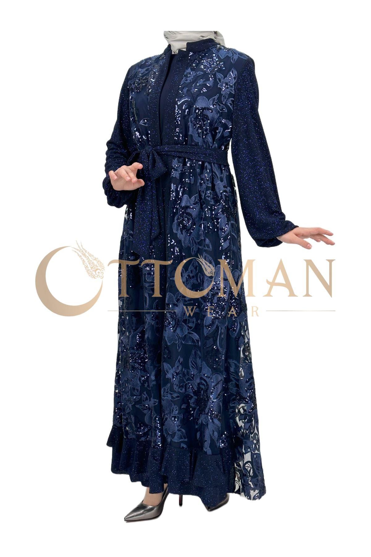 OTW1680 Abiye Takım Lacivert