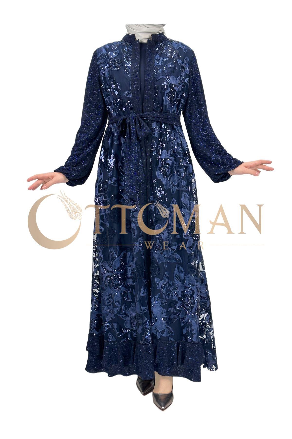 OTW1680 Abiye Takım Lacivert
