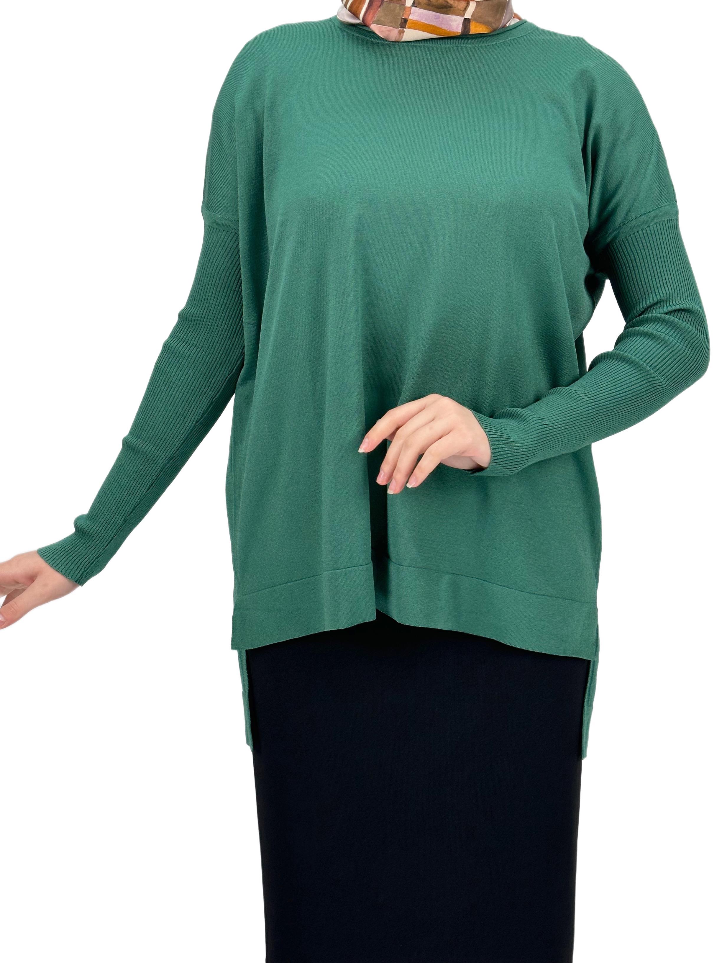 OTW1929 Merserize Triko Bluz Nefti