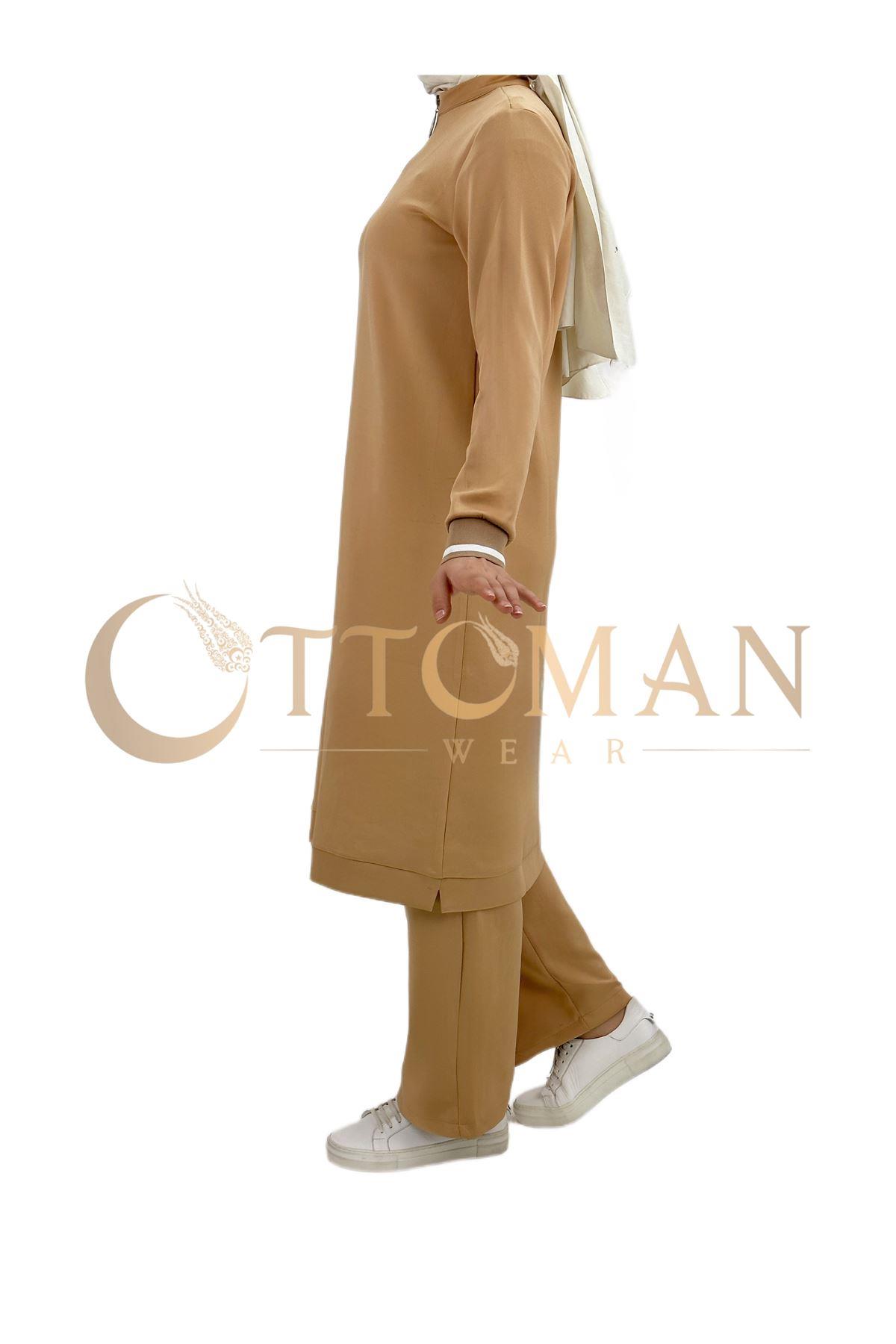 OTW2355 Spor Takım Bej