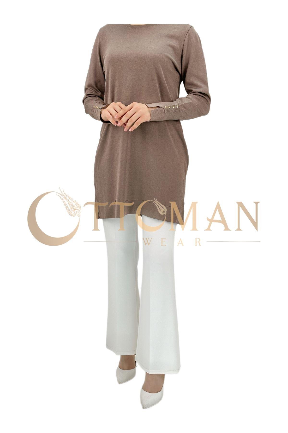 OTW2800 Merserize Triko Tunik Vizon