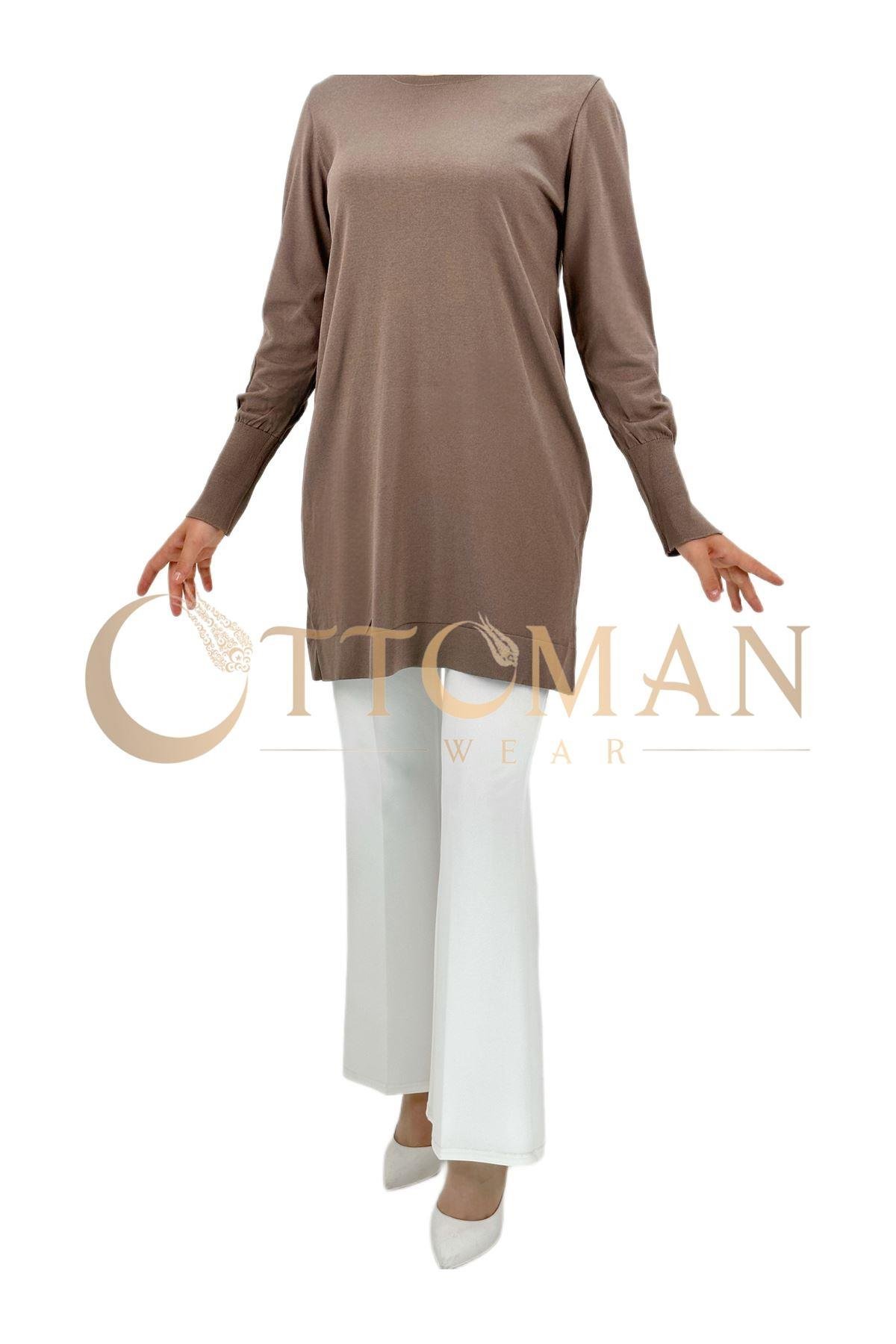 OTW2800 Merserize Triko Tunik Vizon