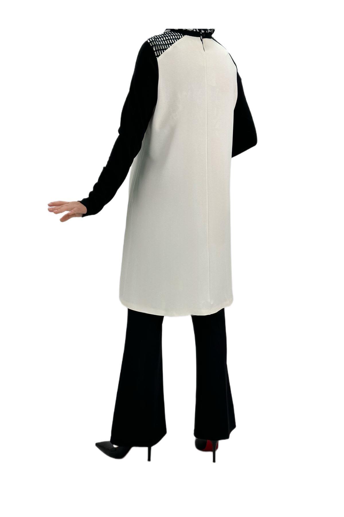 OTW39426 Tunik Ekru