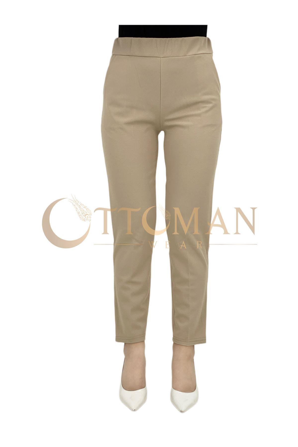 OTW5520 Dar Paça Pantolon Krem