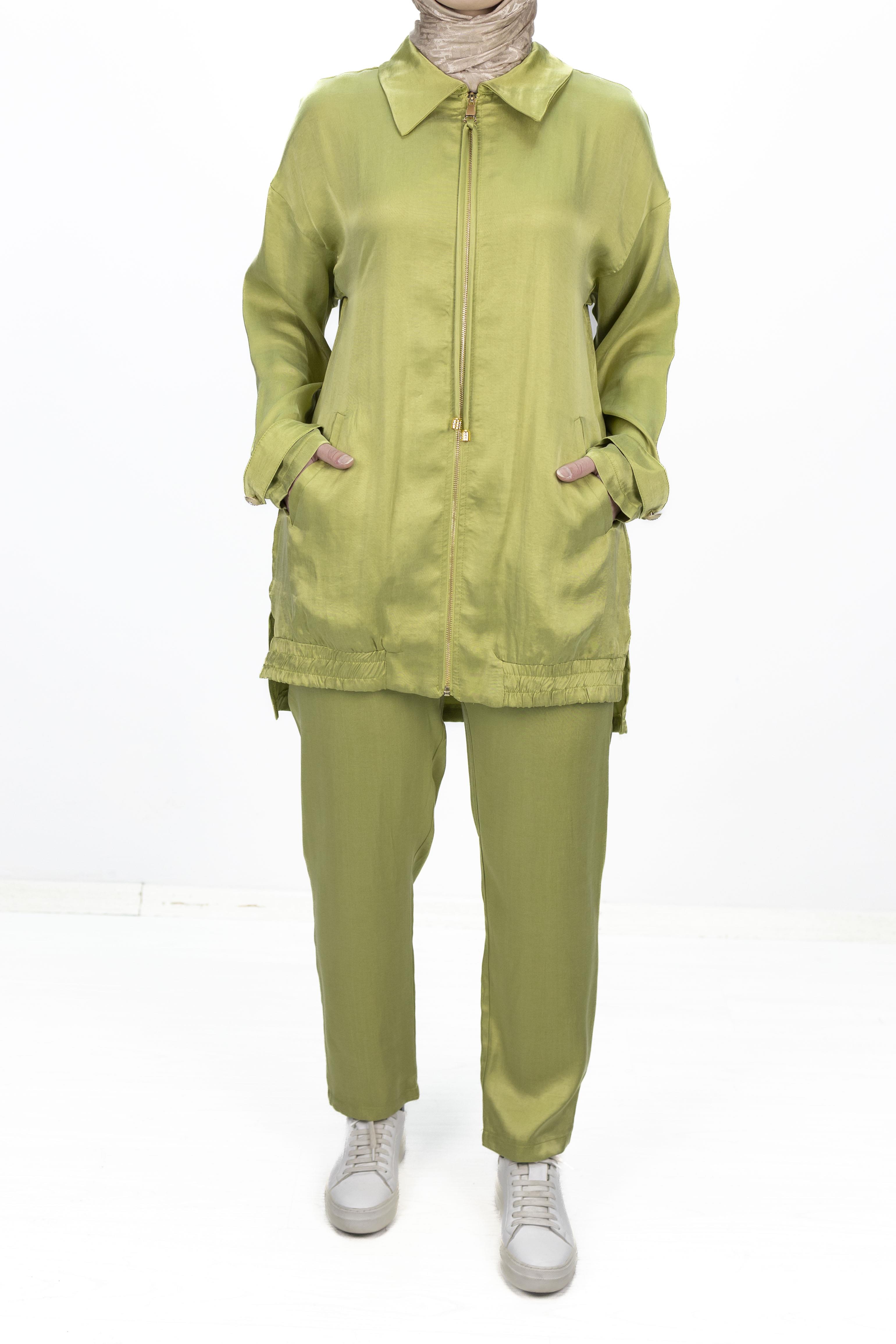 Pantolonlu Takım Açık Yeşil OTW8504