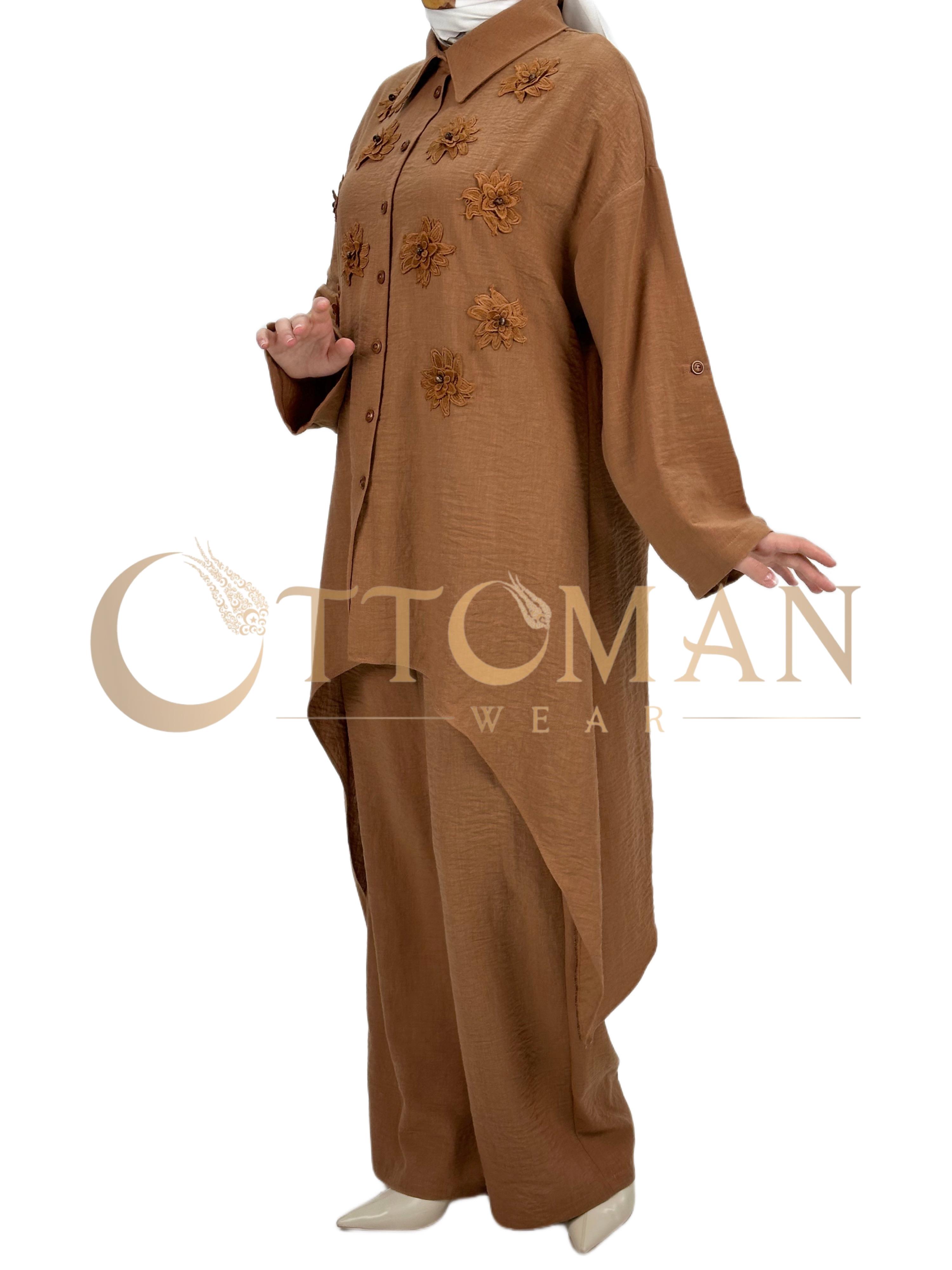 Pantolonlu Takım Kiremit OTW42835