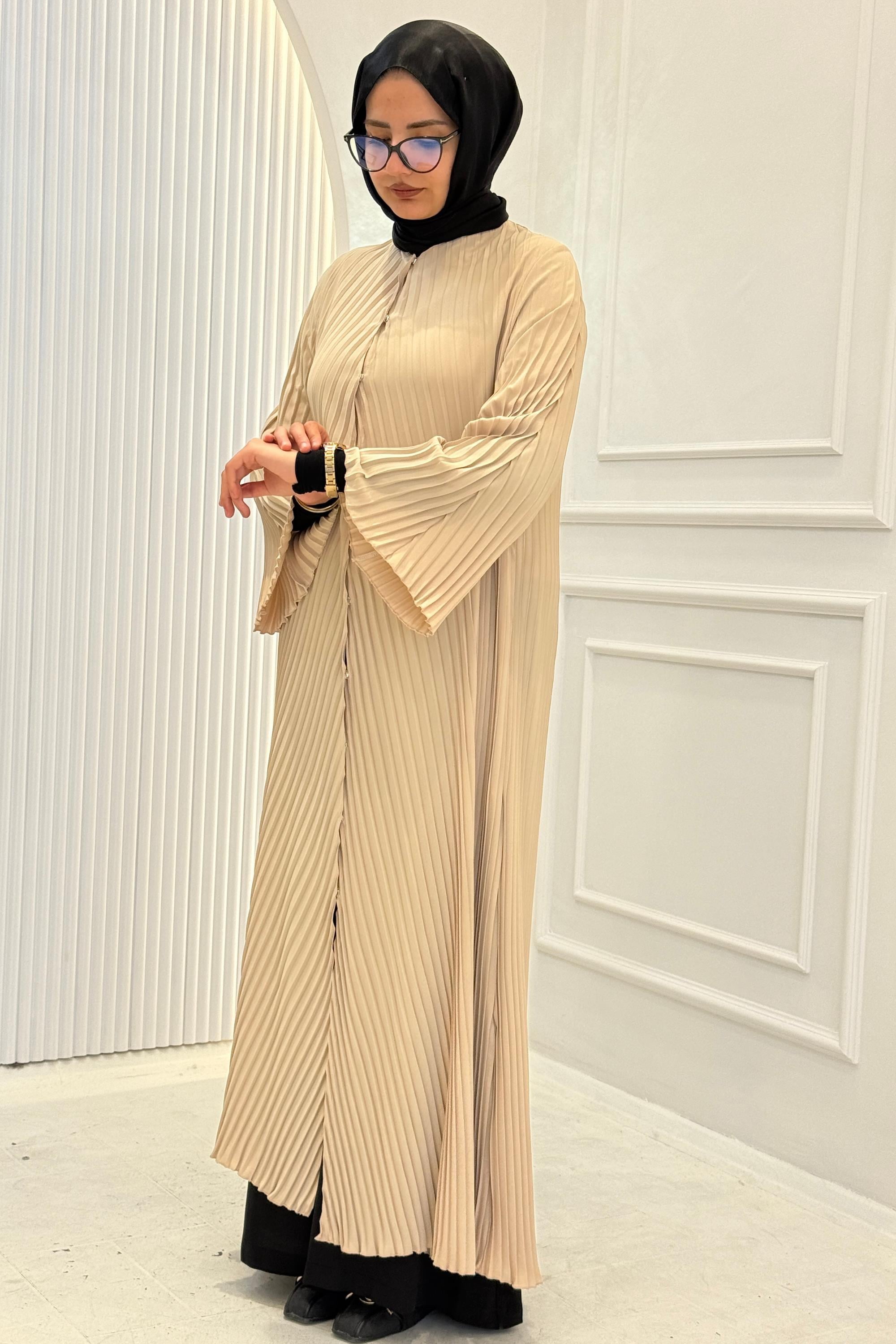 Piliseli Abaya Bej OTW2415