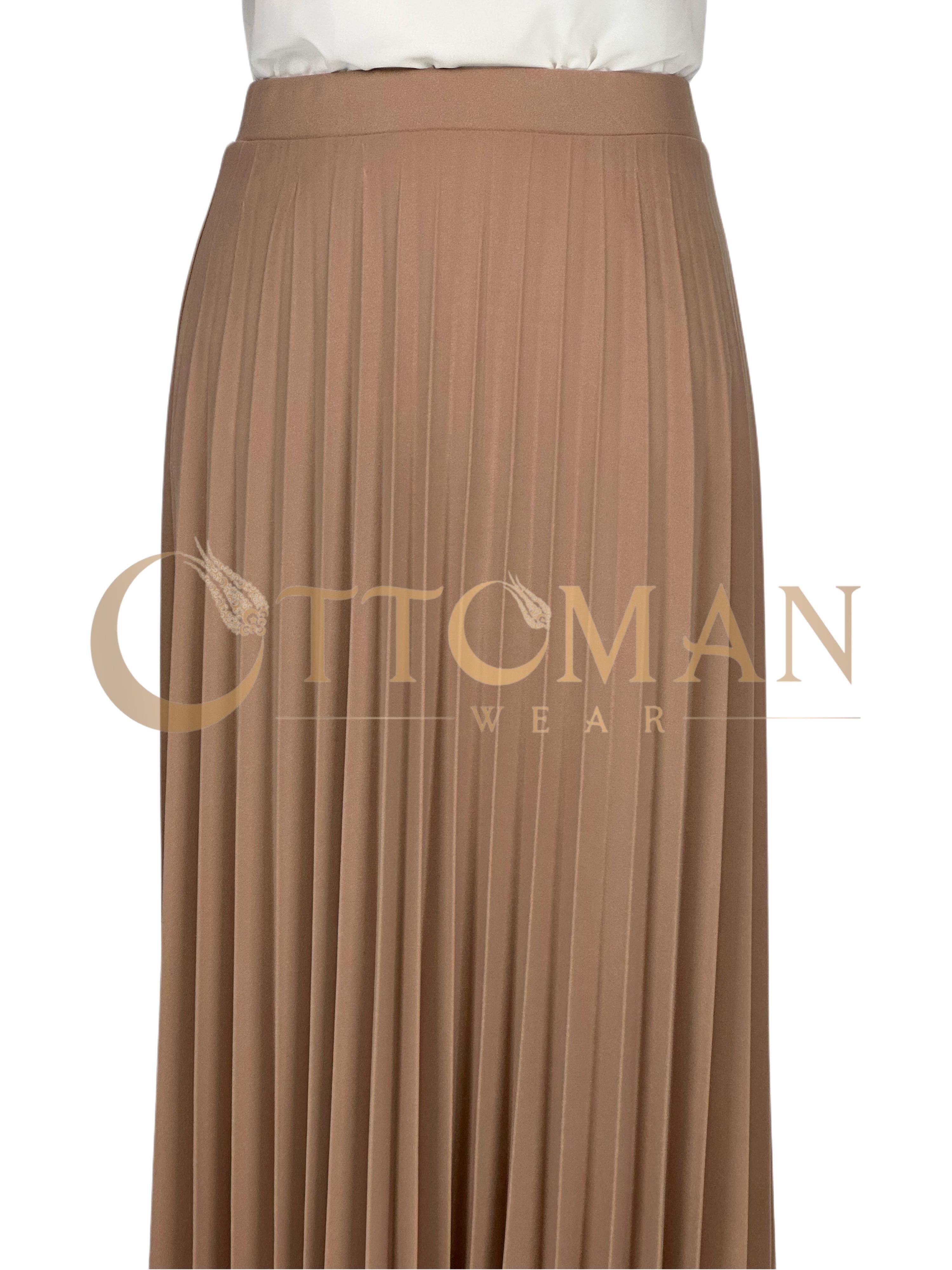 Piliseli Etek Bej OTW8023