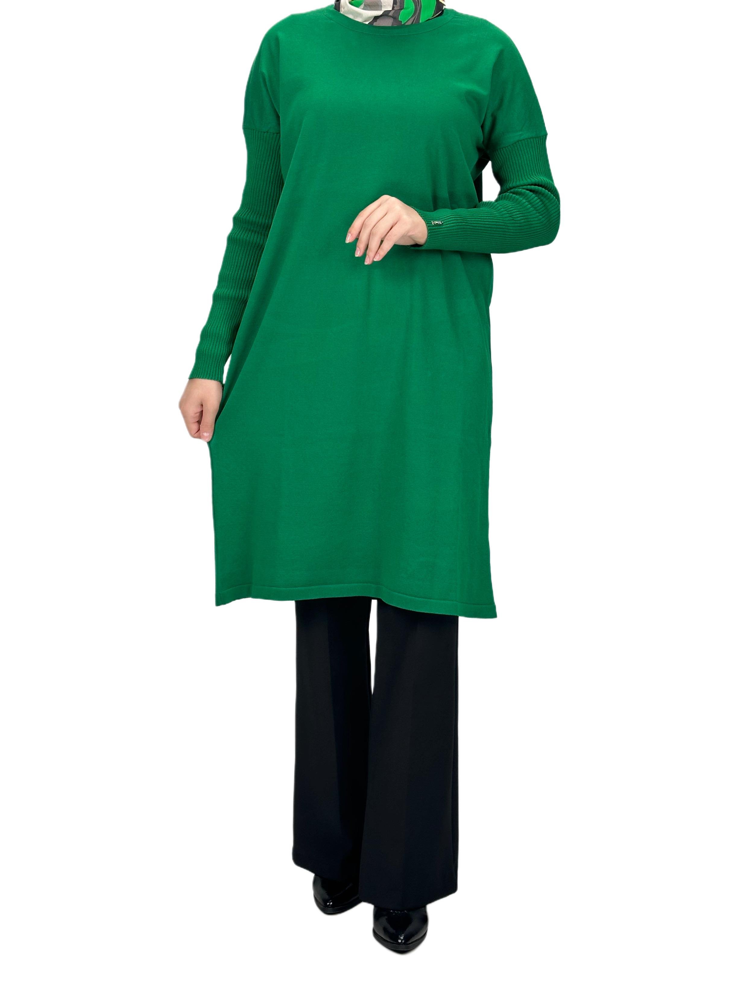 Rayon Kollu Merserize Triko Tunik Benetton OTW118
