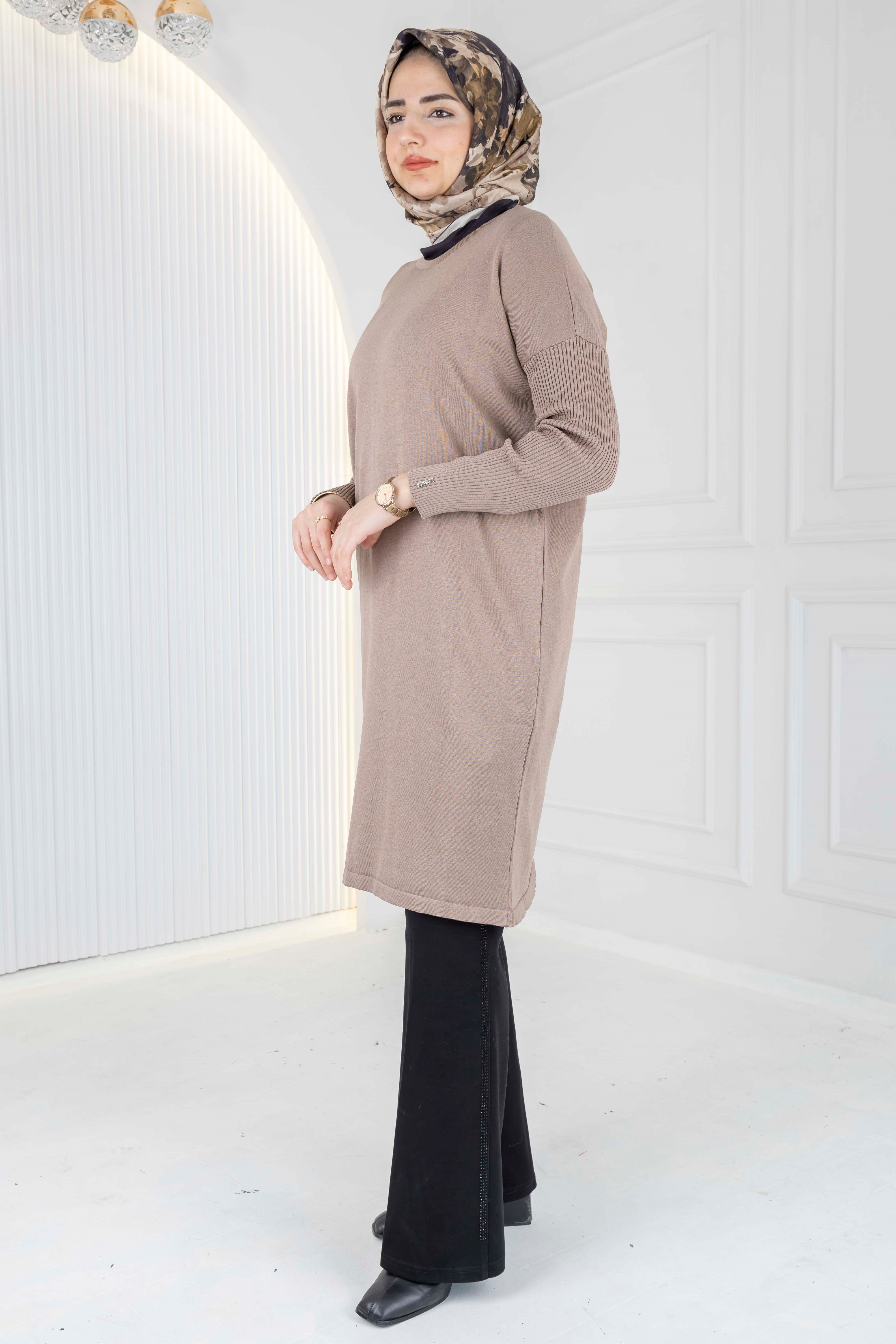 Rayon Kollu Merserize Tunik Vizon OTW118