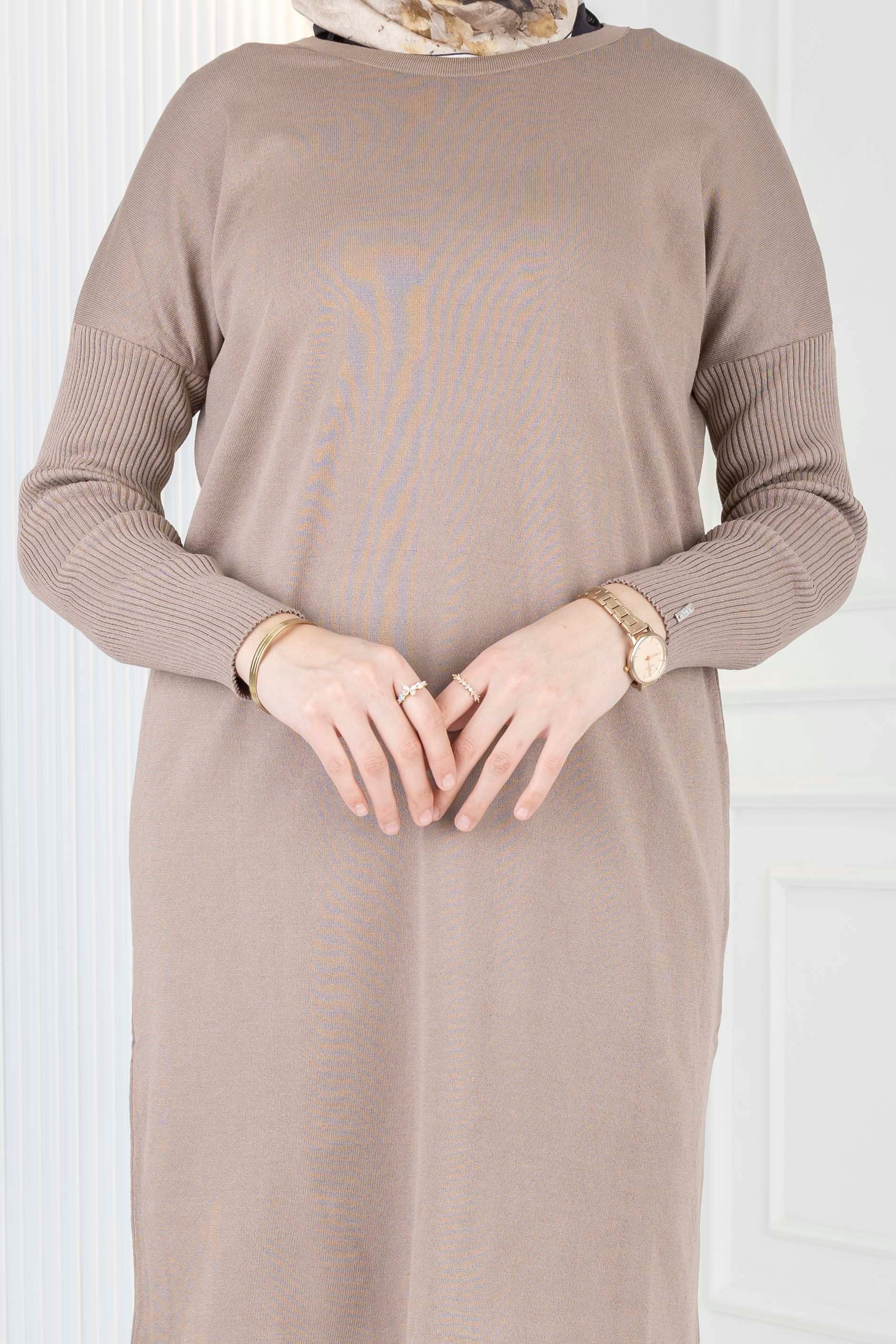 Rayon Kollu Merserize Tunik Vizon OTW118