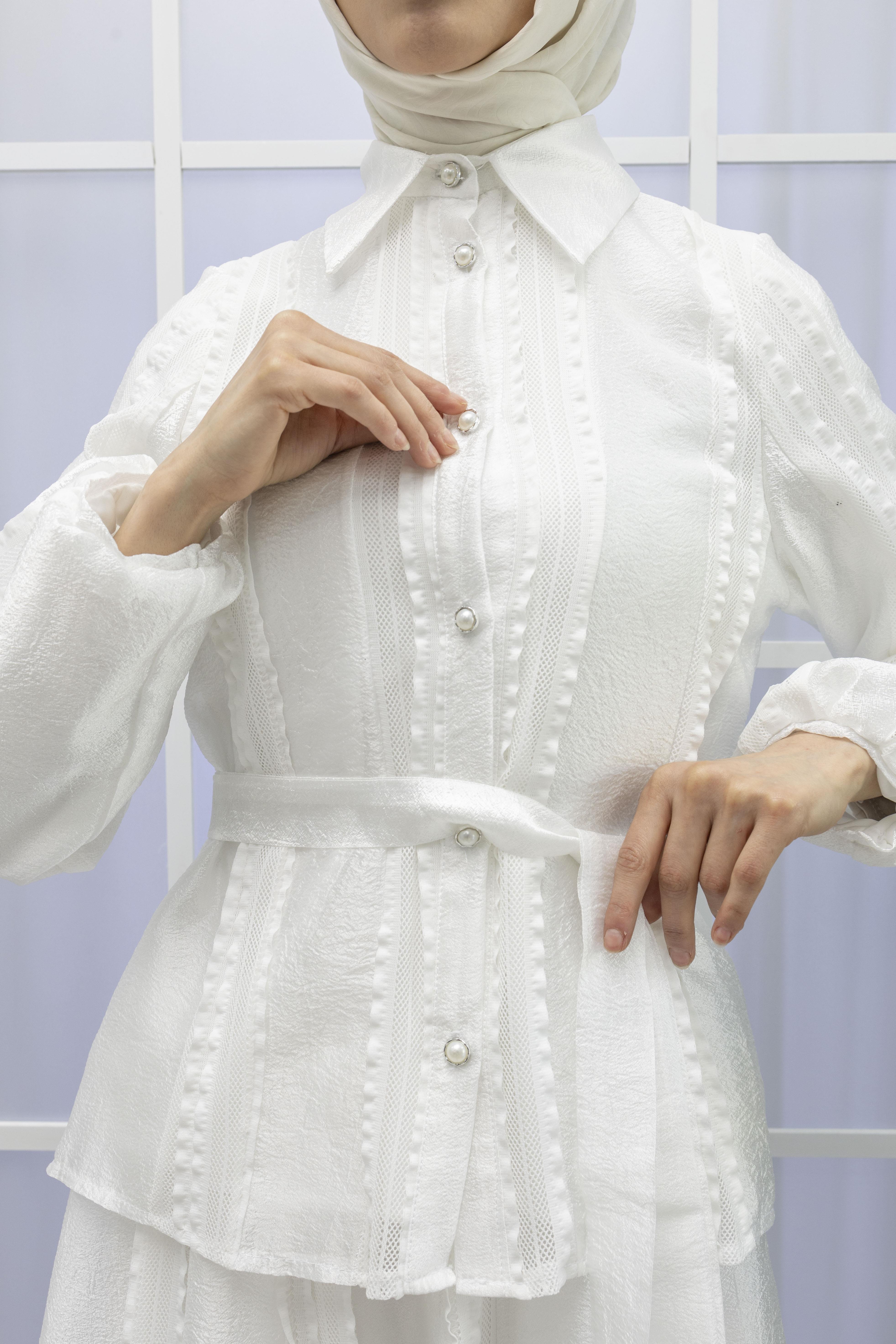 TASARIM ETEKLİ TAKIM Ekru OTW717