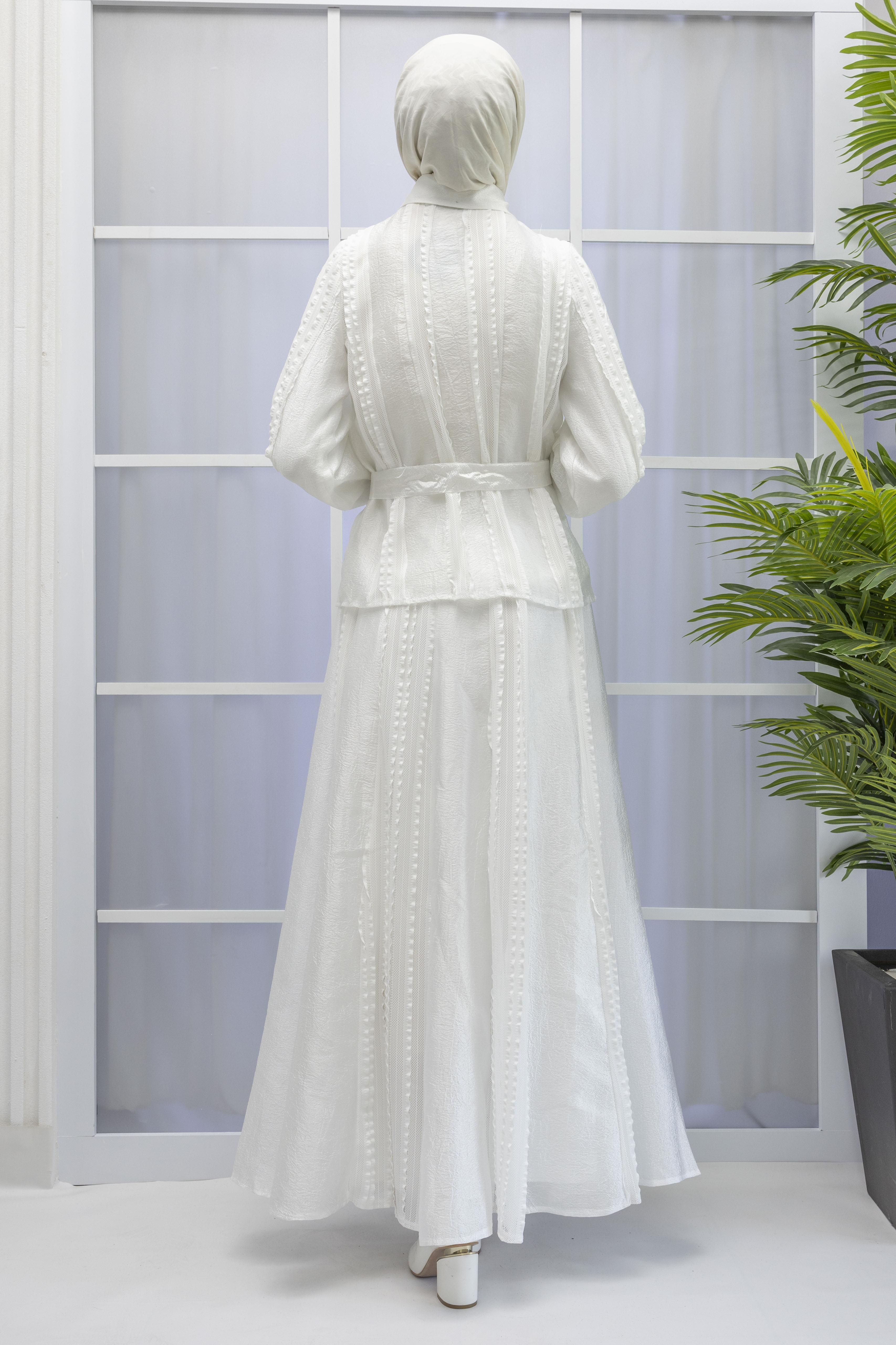 TASARIM ETEKLİ TAKIM Ekru OTW717