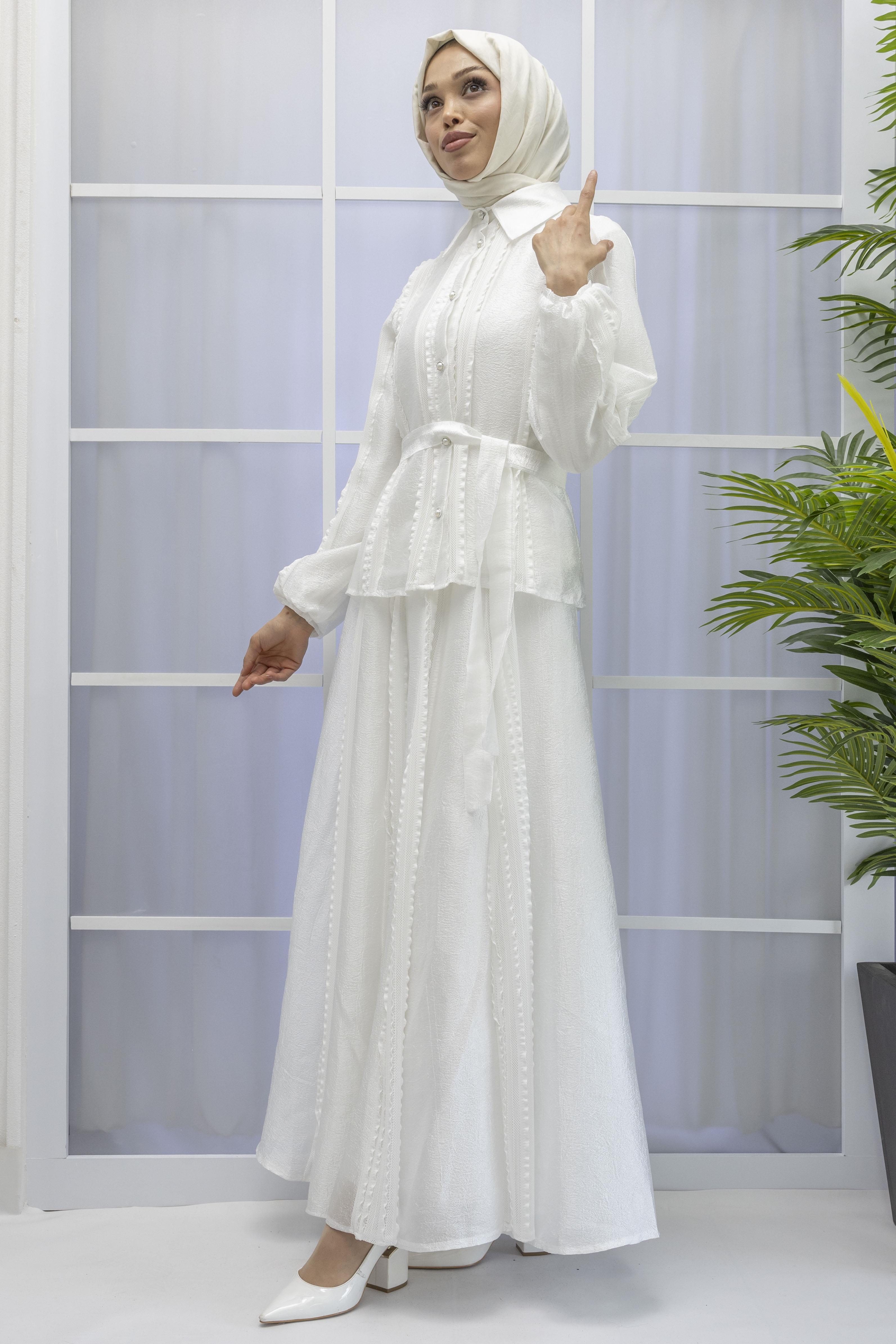 TASARIM ETEKLİ TAKIM Ekru OTW717