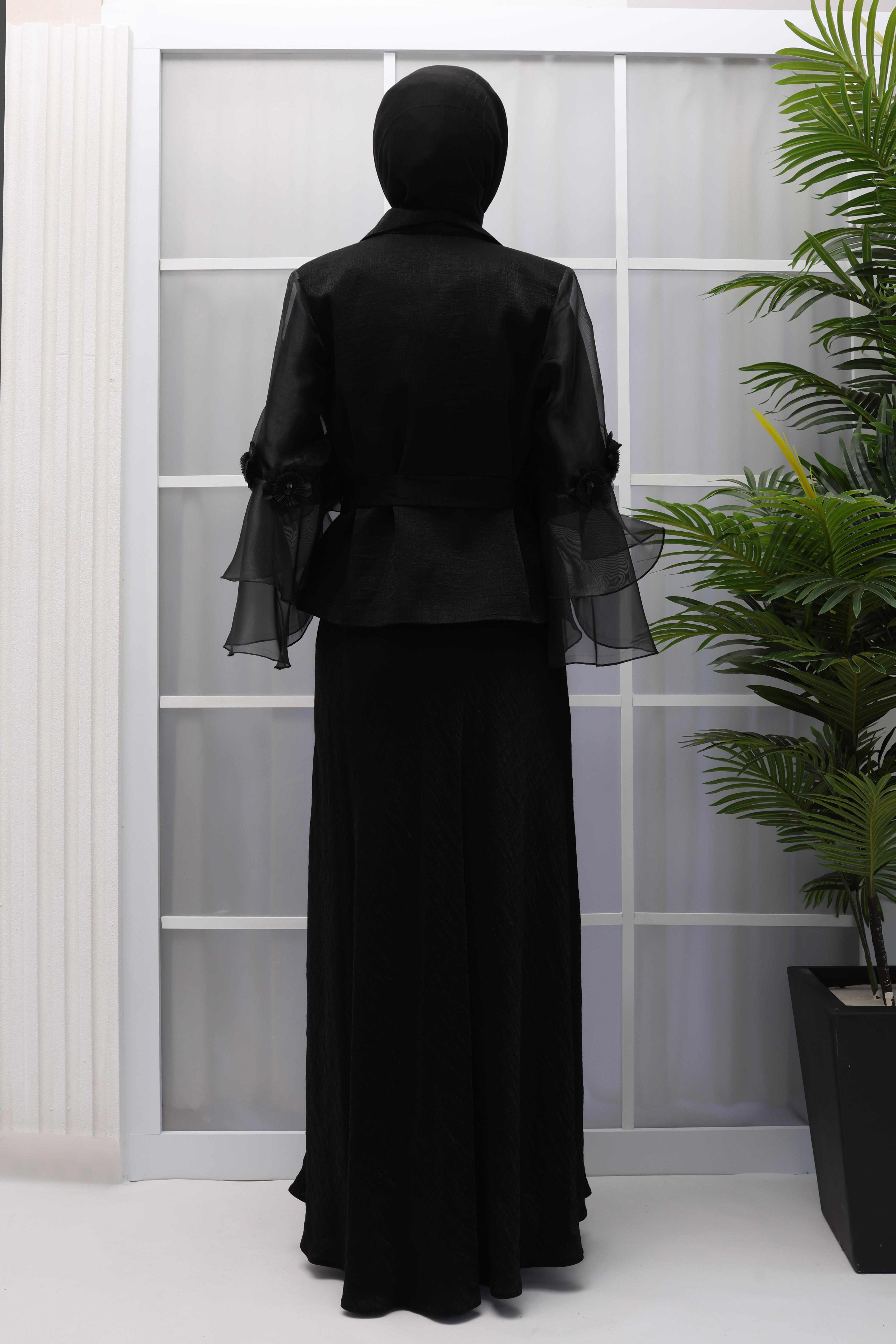 TASARIM ETEKLİ TAKIM Siyah OTW44907