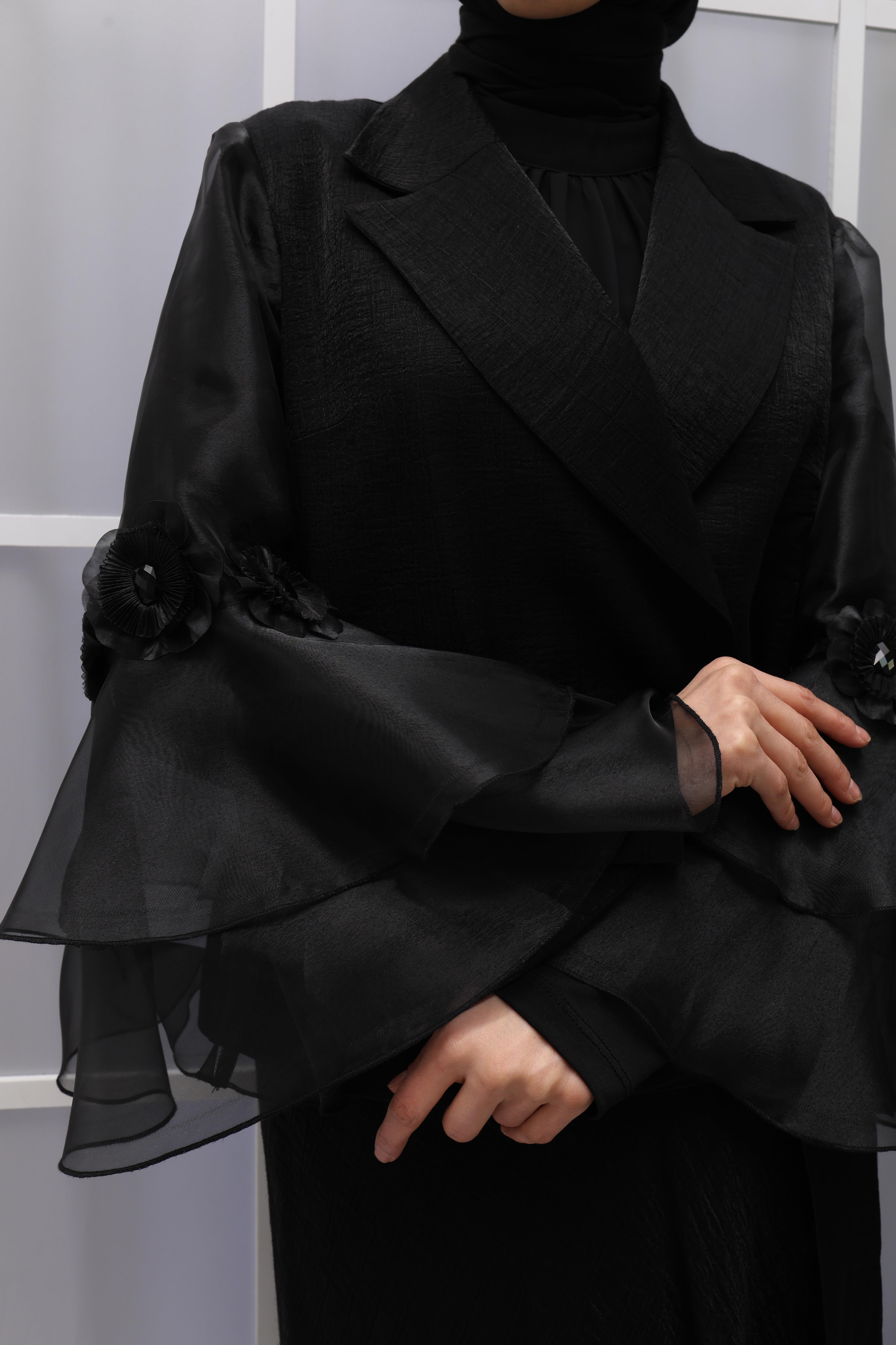 TASARIM ETEKLİ TAKIM Siyah OTW44907