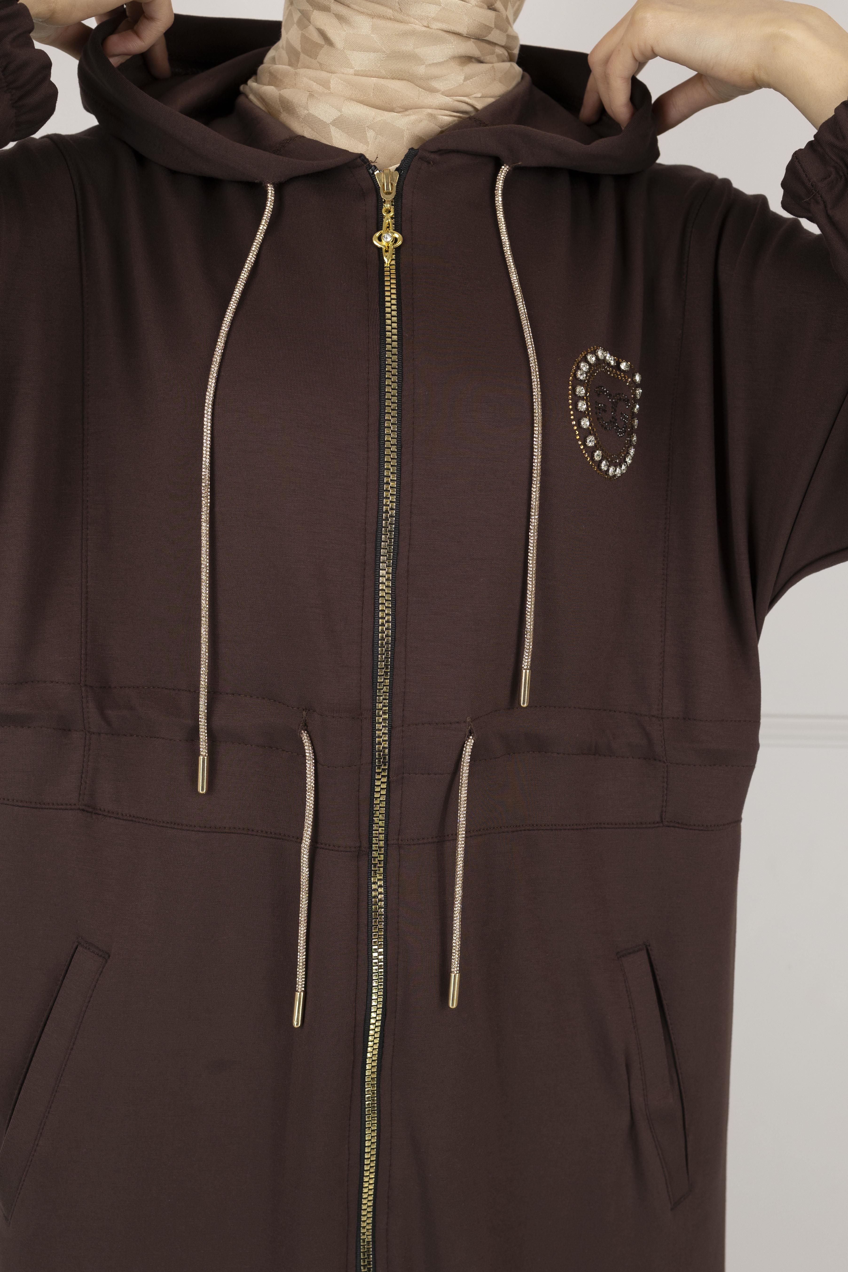 TAŞLI OYSHO TAKIM Kahve OTW6512