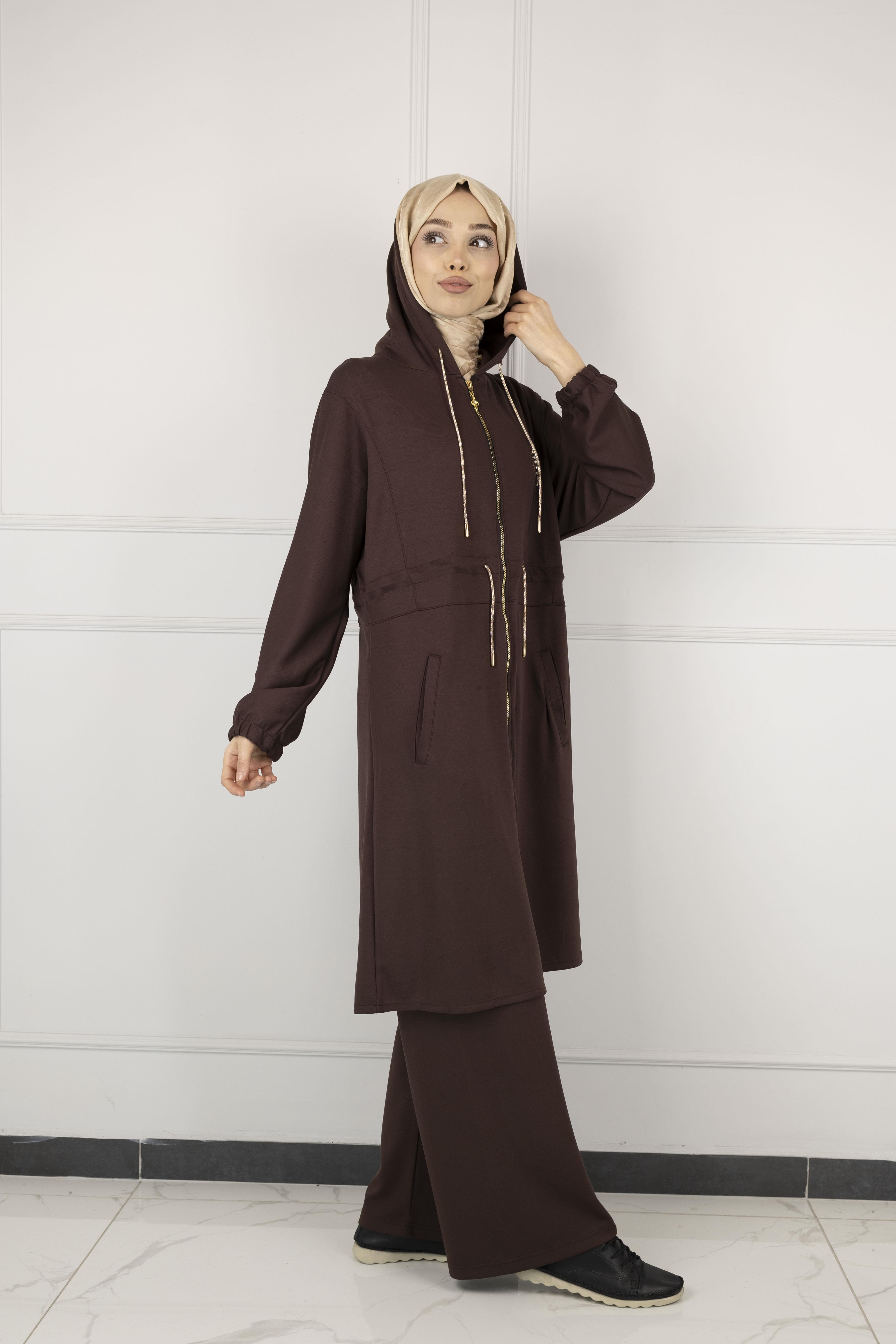 TAŞLI OYSHO TAKIM Kahve OTW6512