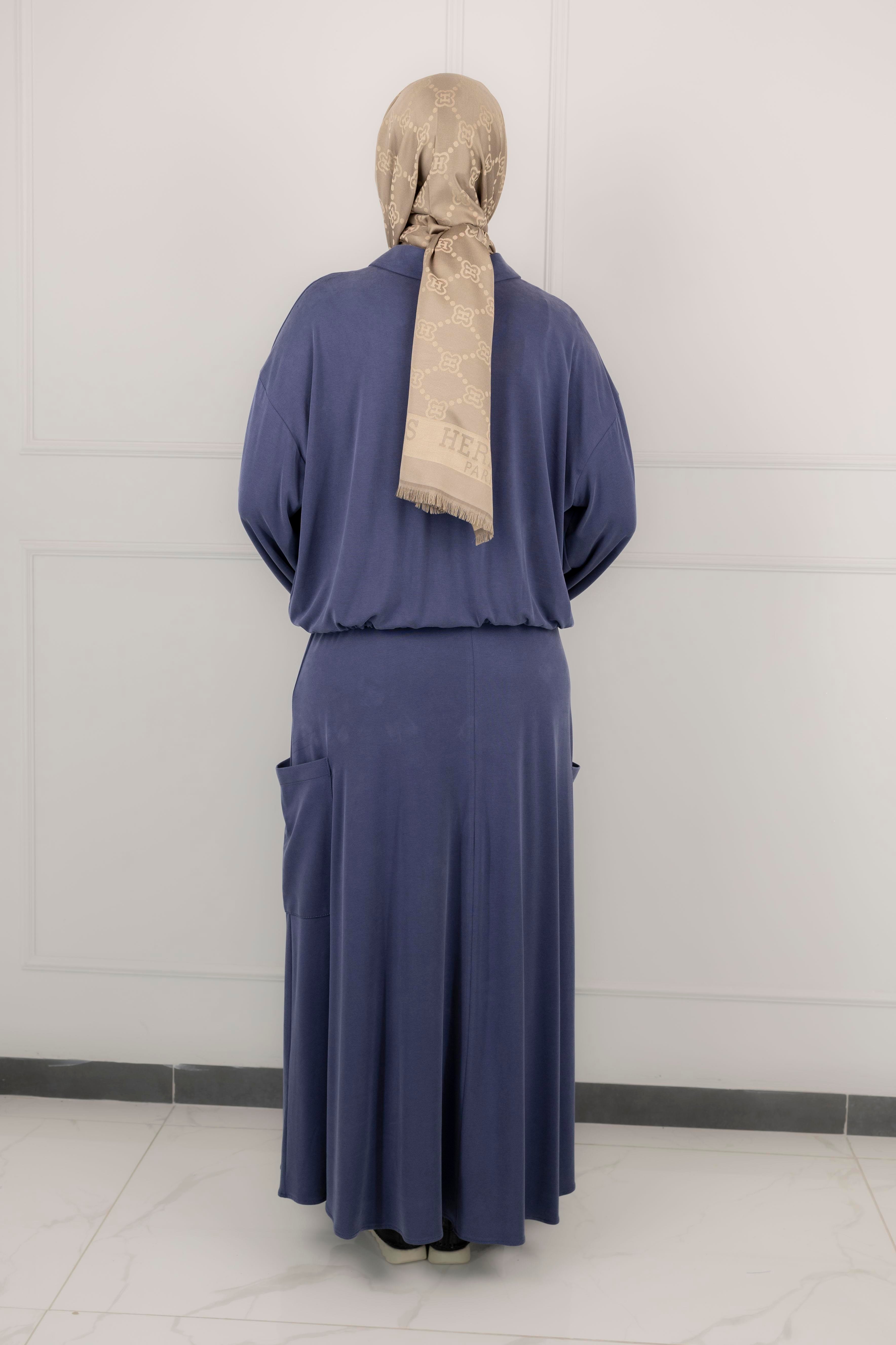 TENSEL OYSHO SPOR ETEKLİ TAKIM İndigo OTW44816