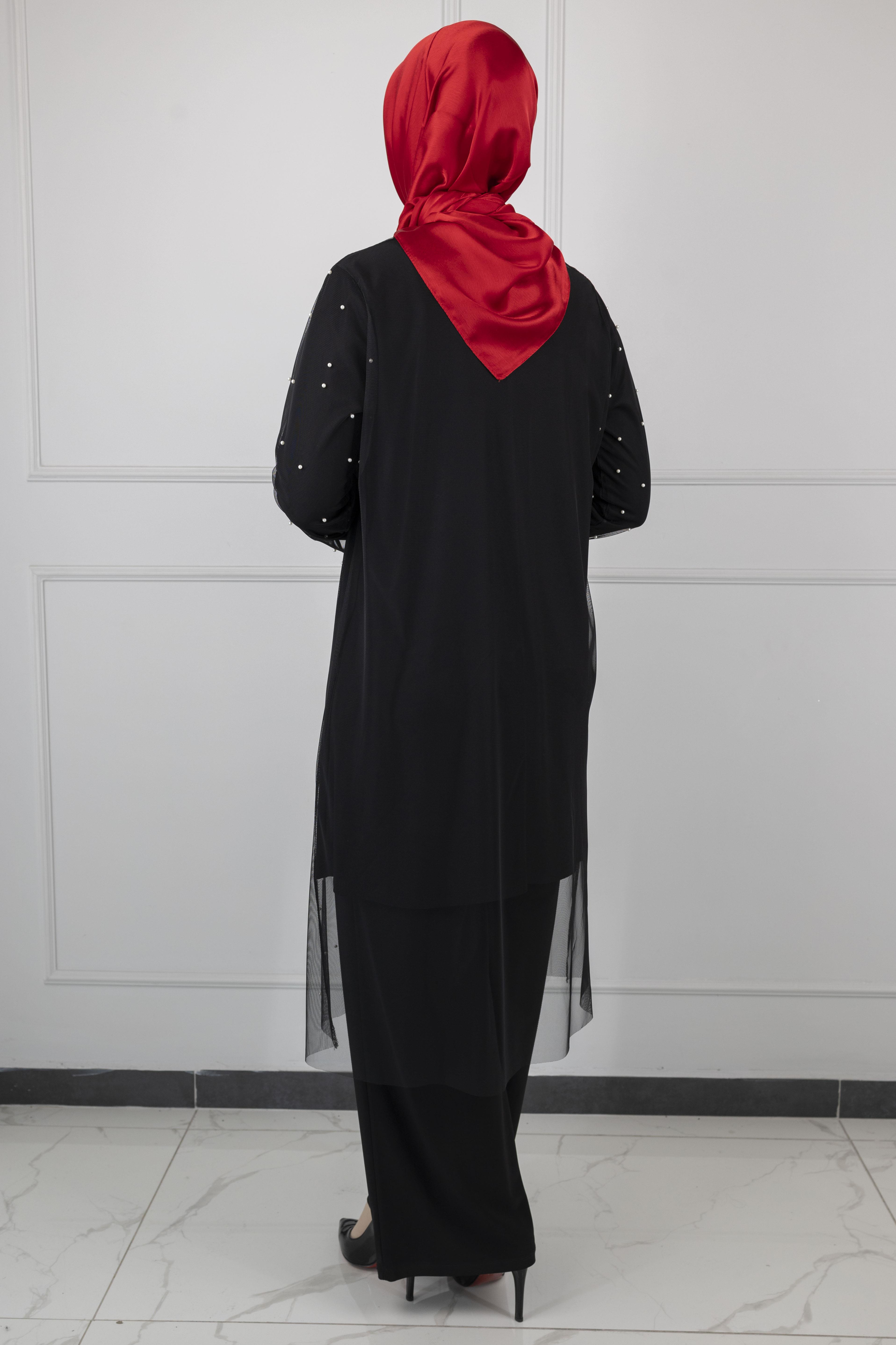 ÜÇLÜ ÖZEL GÜN TAKIM Siyah OTW699