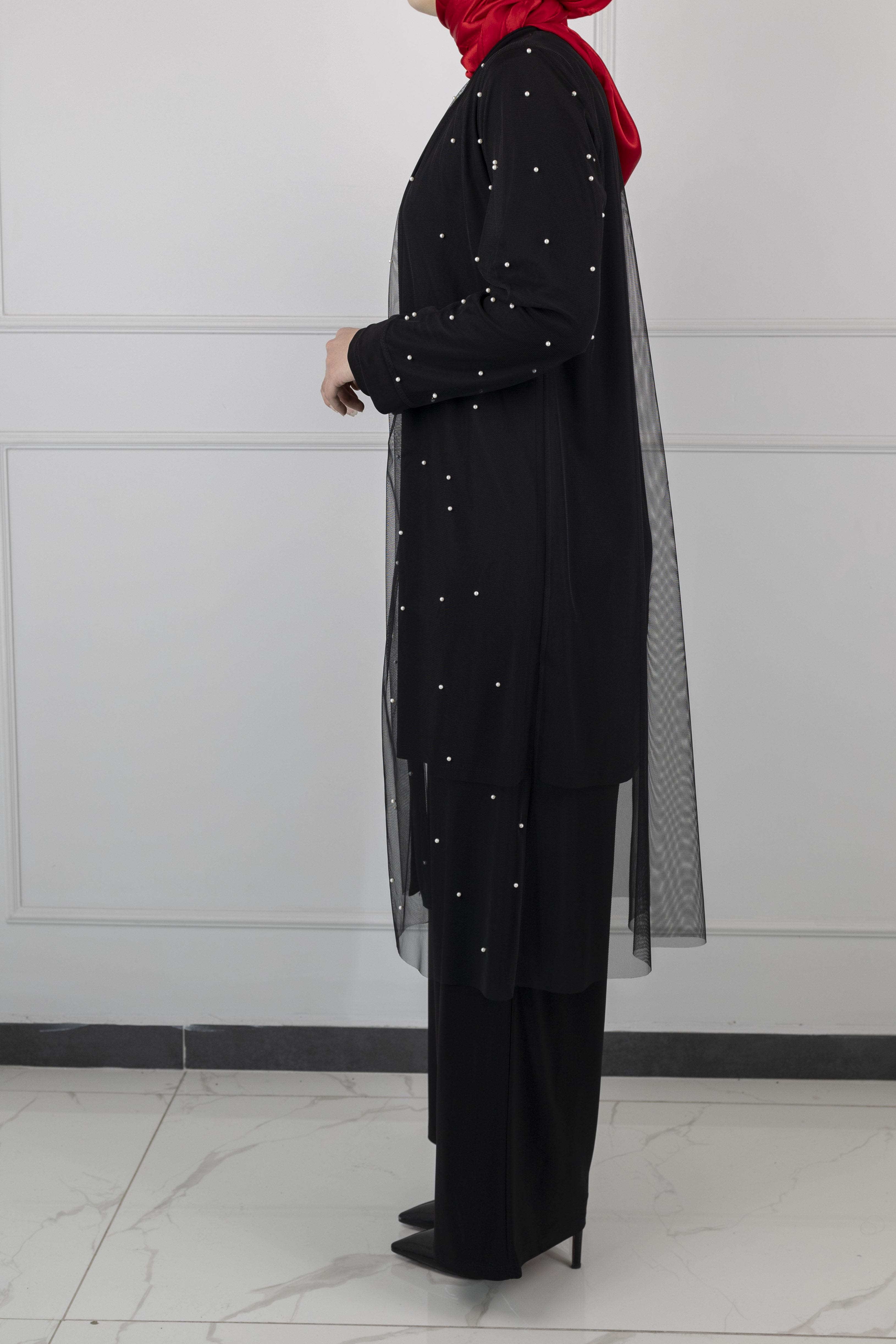 ÜÇLÜ ÖZEL GÜN TAKIM Siyah OTW699